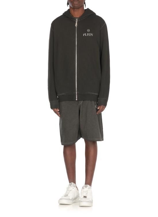 Philipp Plein PHILIPP PLEIN Men Hoodies PAECMJB3685 PTE003N02 Black Size US M / EU 48-50 / 2 - 2 Thumbnail