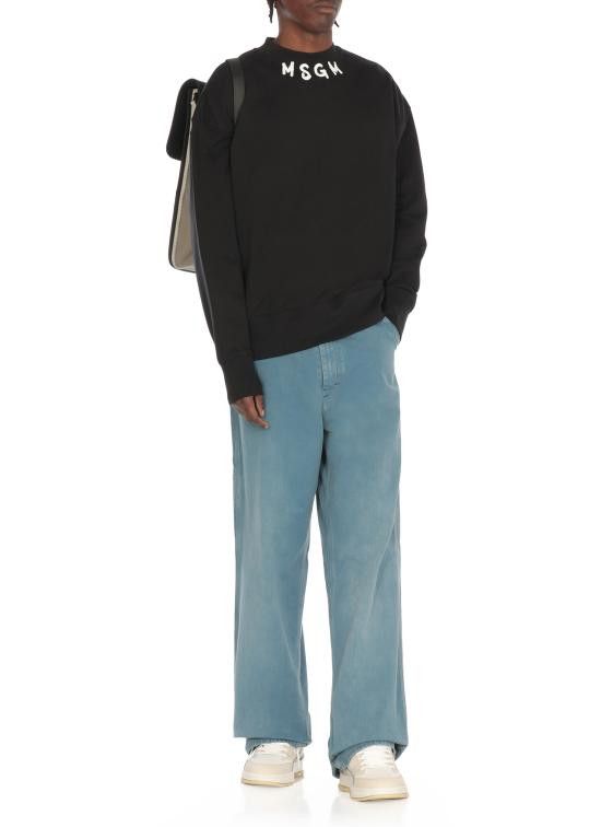 MSGM MSGM Men Hoodies 3840MM103 25700099 Black Size US M / EU 48-50 / 2 - 5 Thumbnail