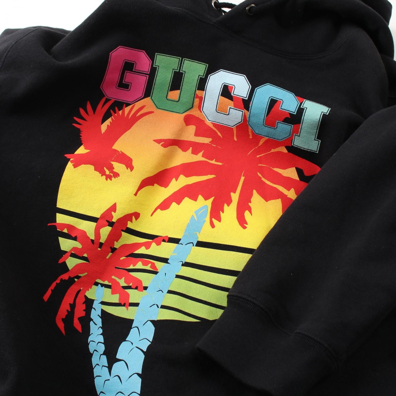 Gucci Gucci Gucci 700117 Cotton Hoodie Cotton Sweatshirts & Hoodies 700117 Size ONE SIZE - 10 Thumbnail