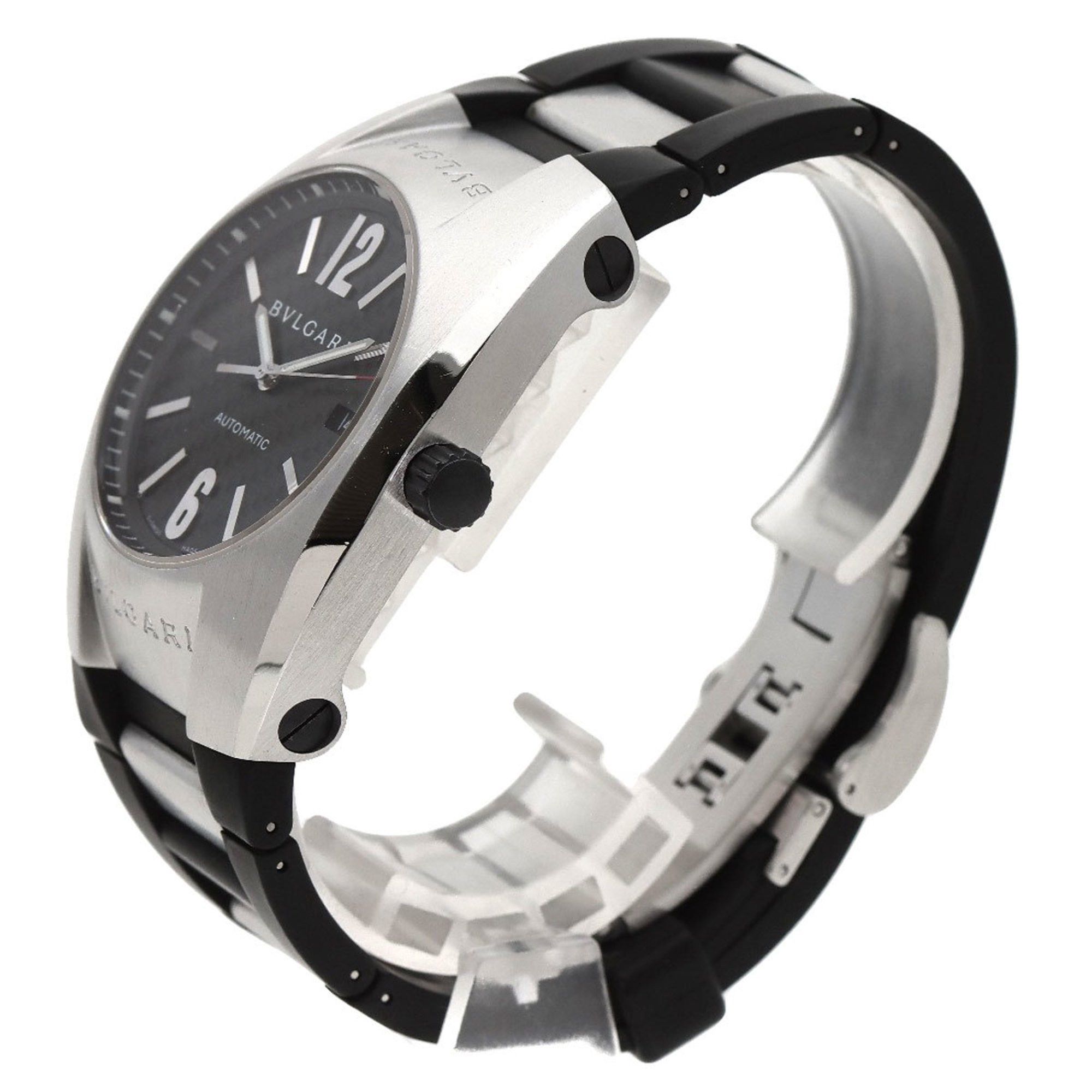 Bvlgari Bvlgari EG40 Ergon Carbon Watch Stainless Steel Rubber Men's Size ONE SIZE - 2 Thumbnail