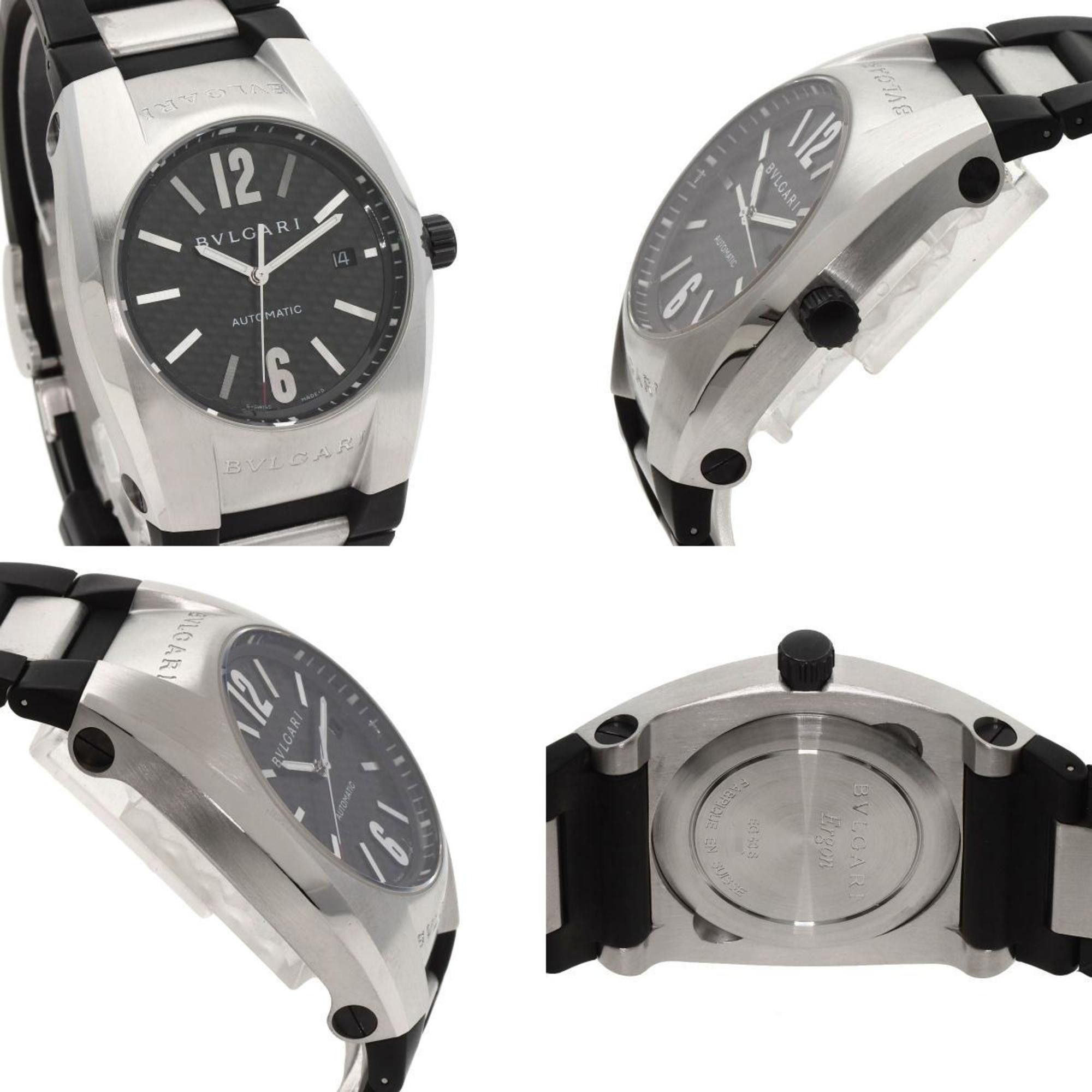 Bvlgari Bvlgari EG40 Ergon Carbon Watch Stainless Steel Rubber Men's Size ONE SIZE - 4 Thumbnail