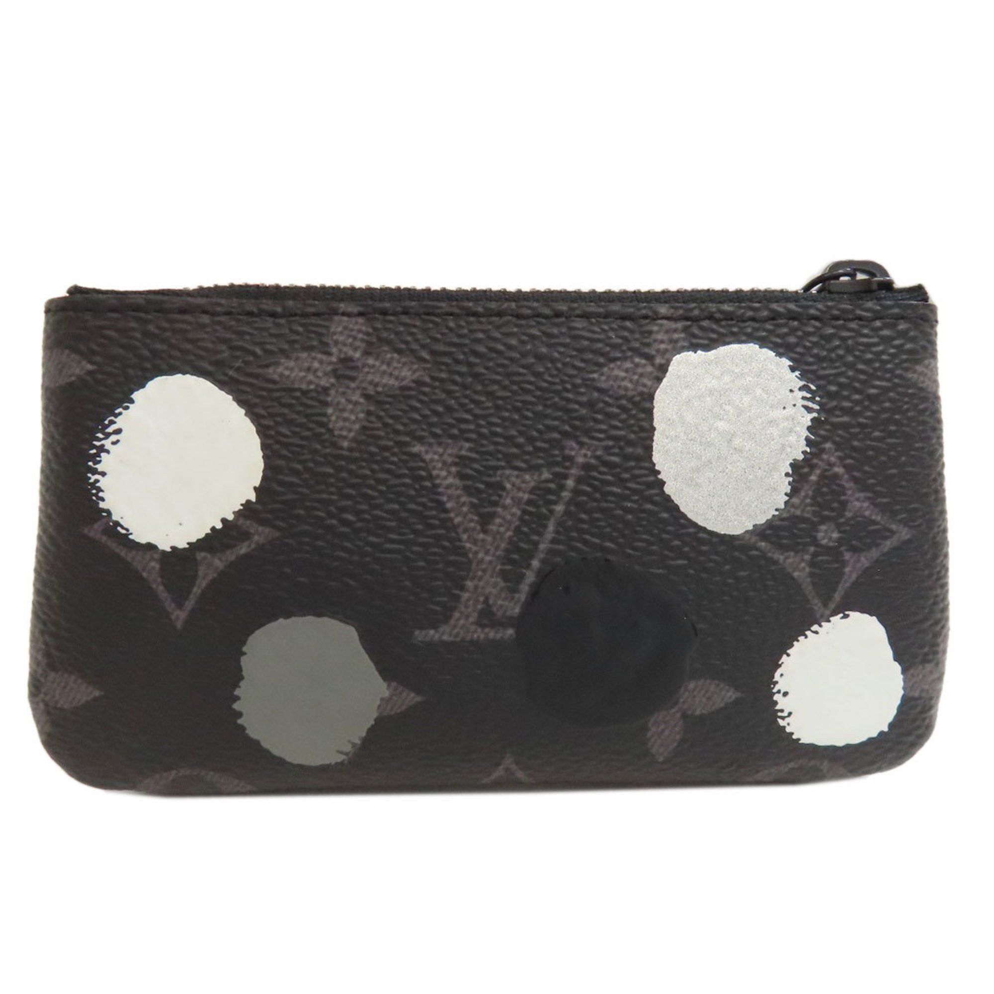 Louis Vuitton Louis Vuitton M81929 Pochette Cle Yayoi Kusama Collaboration Key Case Monogram Eclipse Men's Size ONE SIZE - 2 Thumbnail