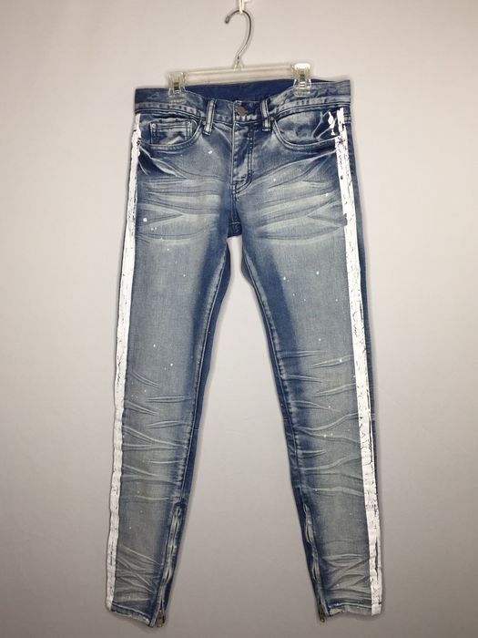 M86 stretch track store denim