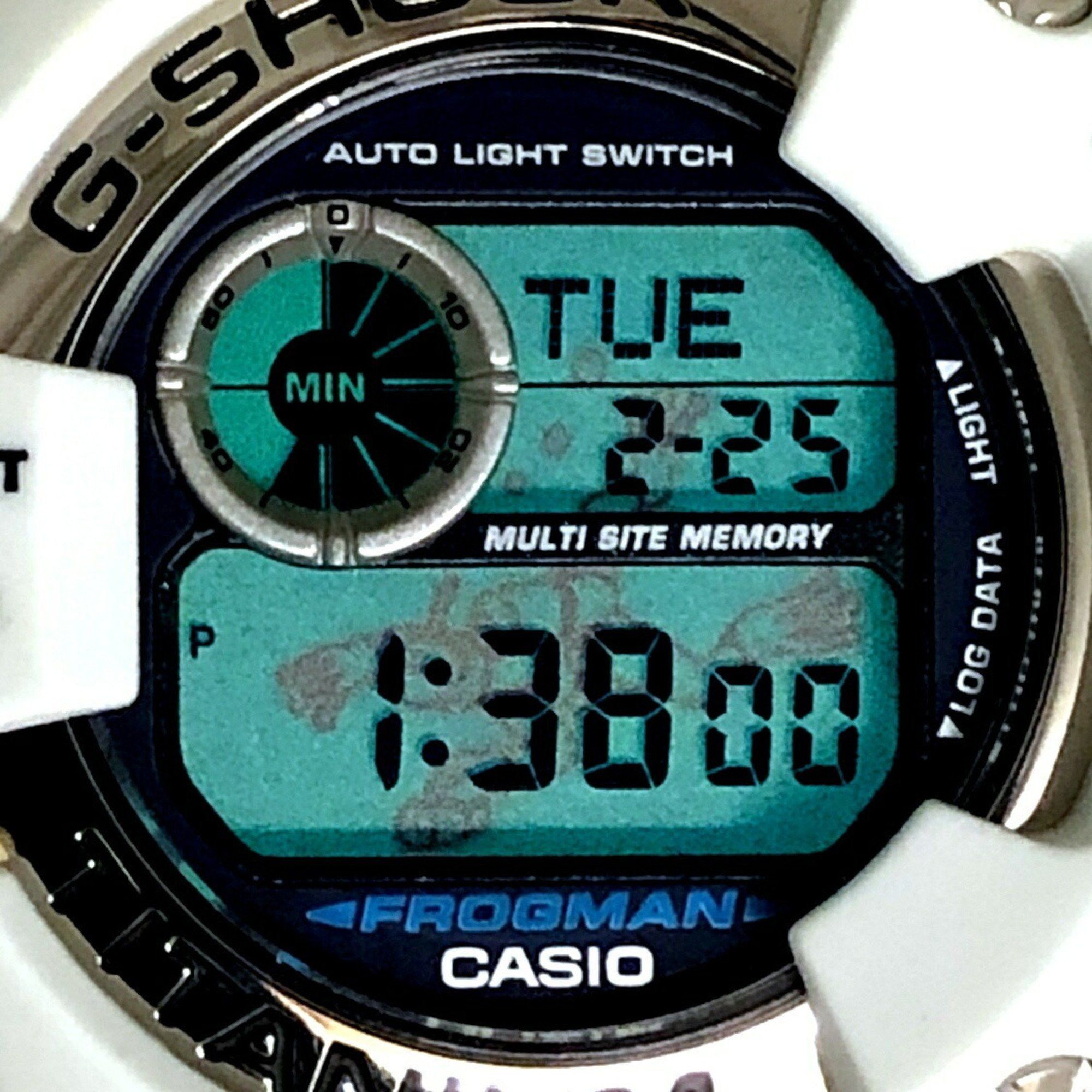 Casio G-SHOCK CASIO Watch DW-9900LG-8 FROGMAN MEN IN WHITE GRAY Frogman Men in White Gray 3rd generation compact model Released May 2000 Mikunigaoka store ITB1NYZ2Y804 Size ONE SIZE - 9 Thumbnail