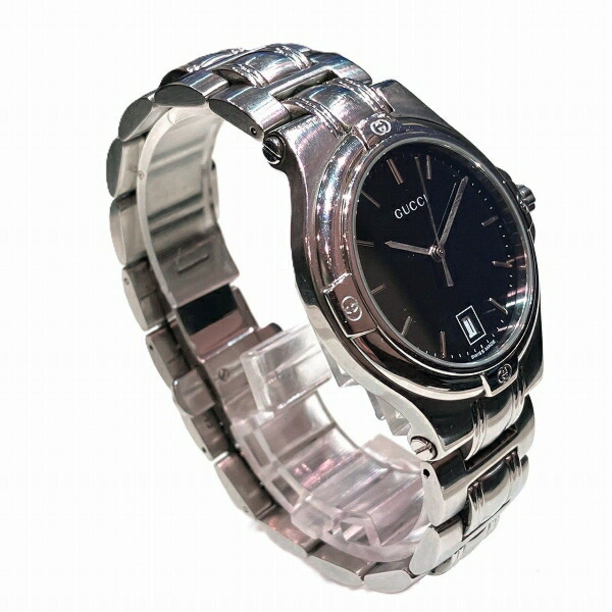 Gucci Gucci 9040M Black Dial Quartz Watch Men's Size ONE SIZE - 3 Thumbnail