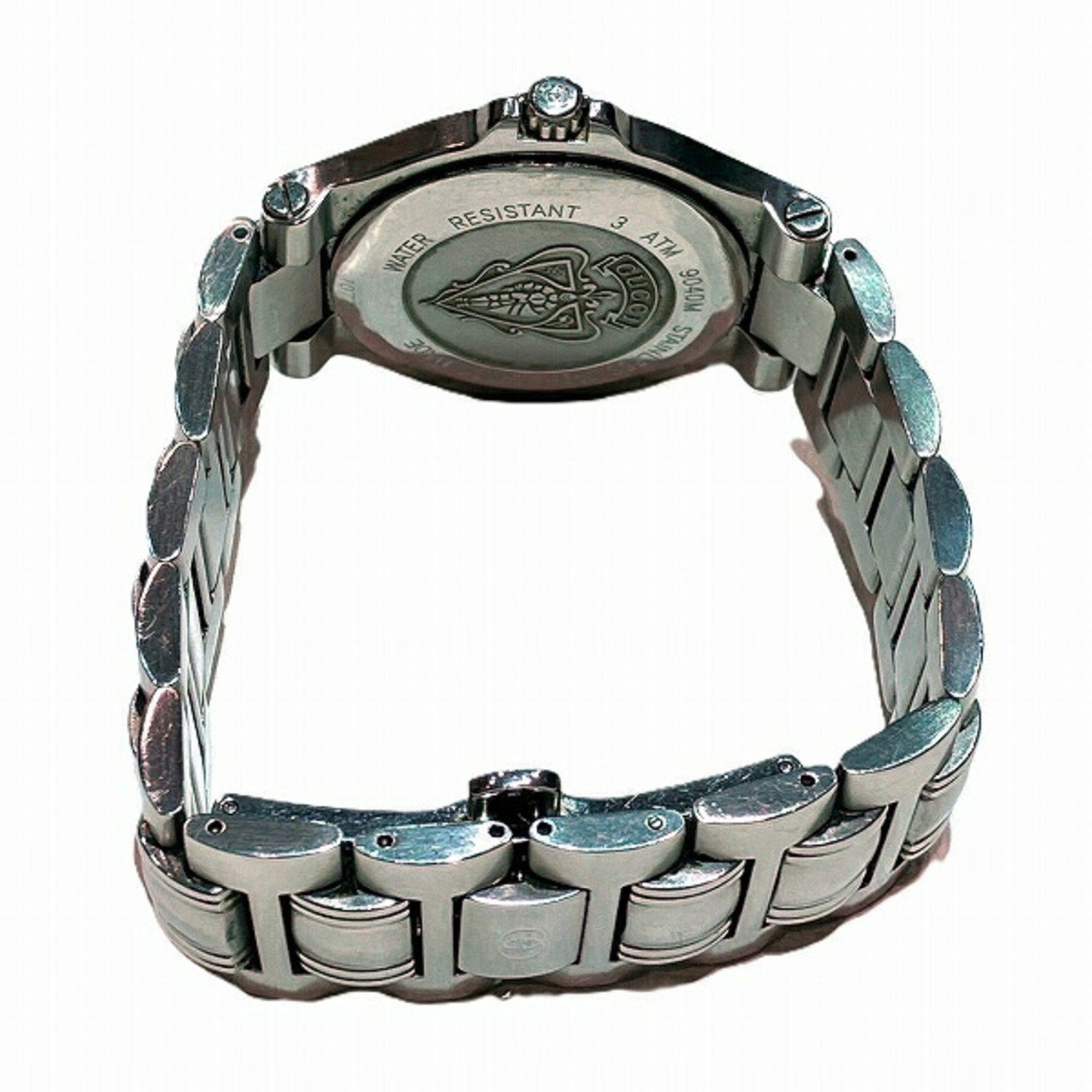 Gucci Gucci 9040M Black Dial Quartz Watch Men's Size ONE SIZE - 6 Thumbnail
