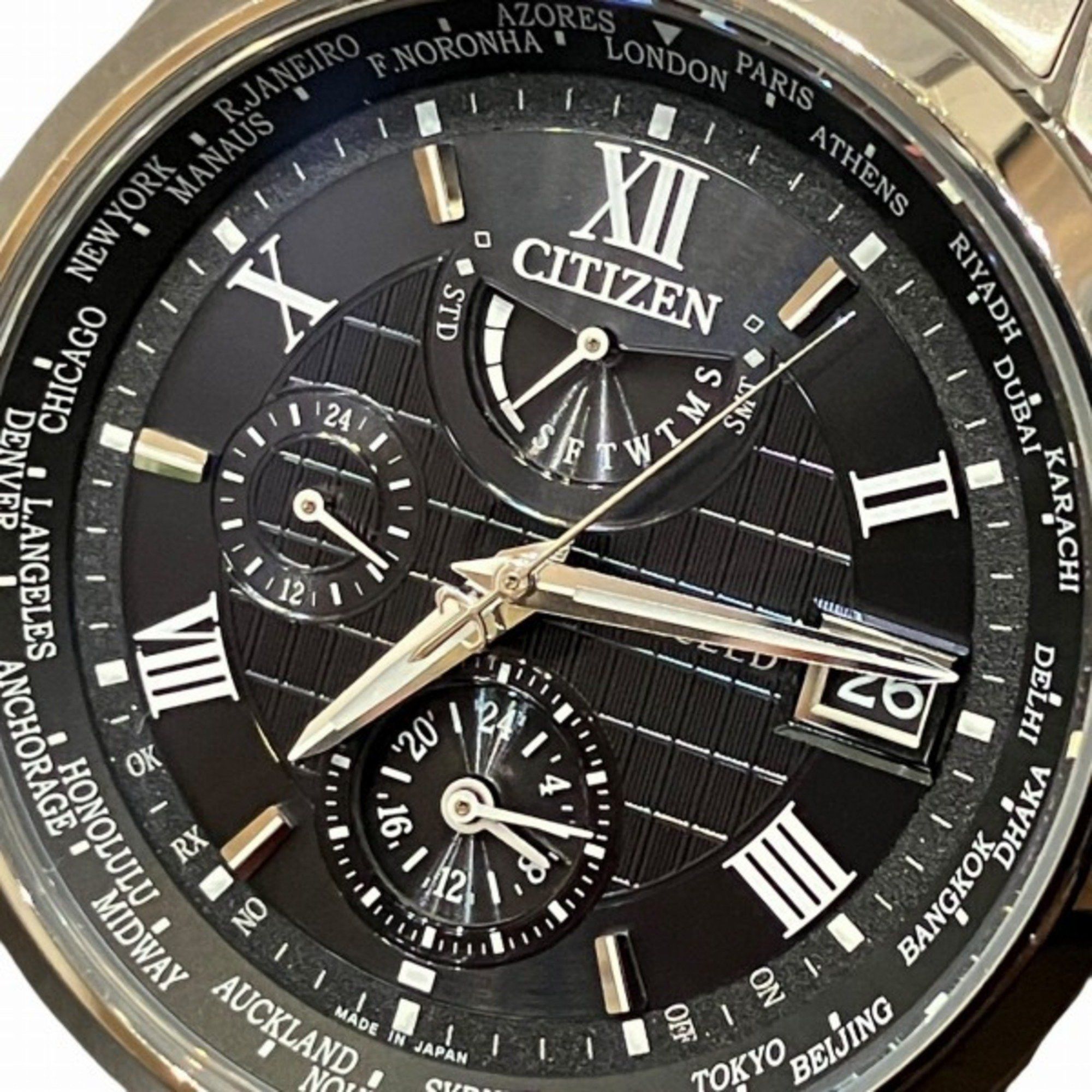 Citizen Citizen Exceed H820-T023916 Radio Solar Watch Men's Size ONE SIZE - 4 Thumbnail