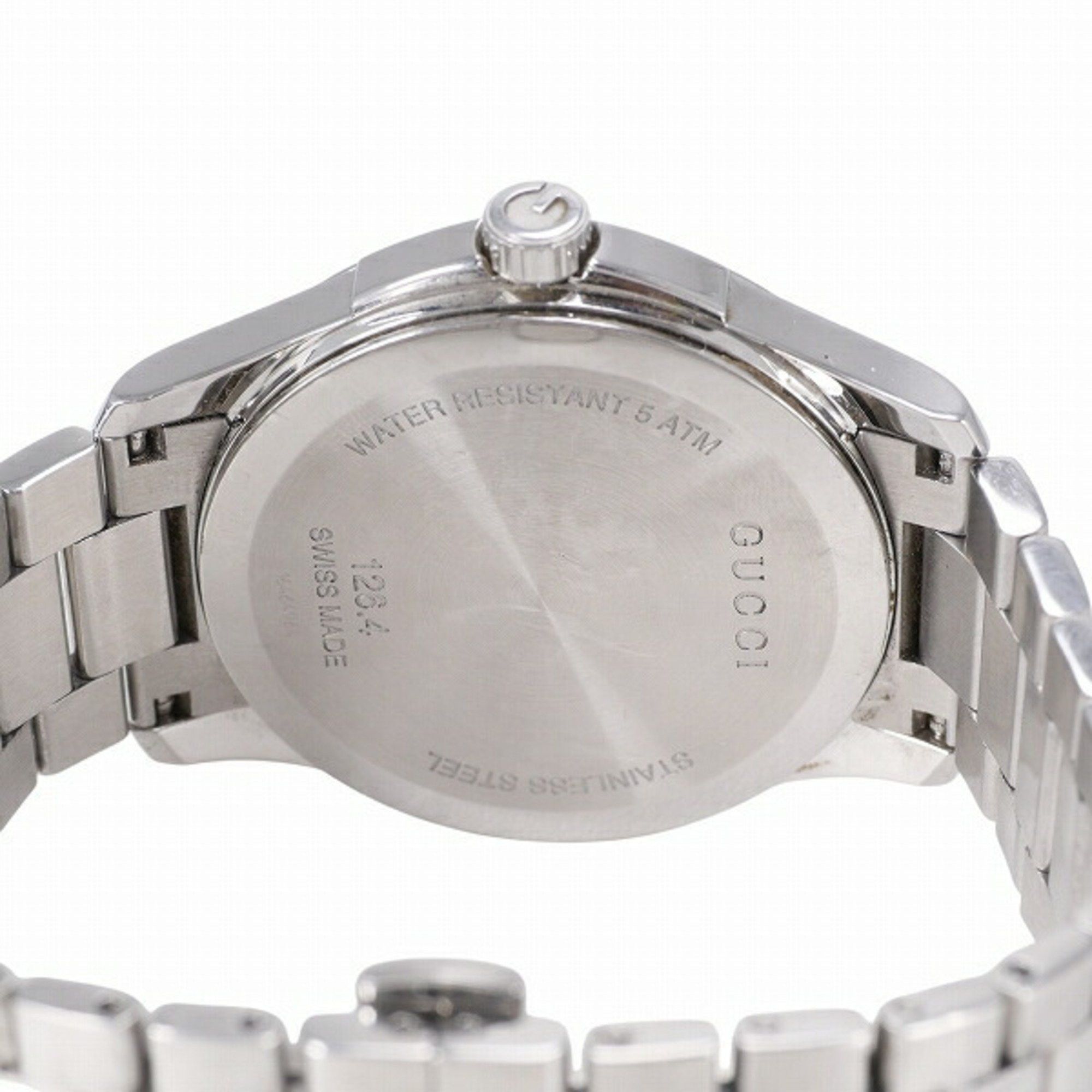 Gucci Gucci G Timeless 126.4 Quartz Navy Dial Watch Men's Size ONE SIZE - 5 Thumbnail