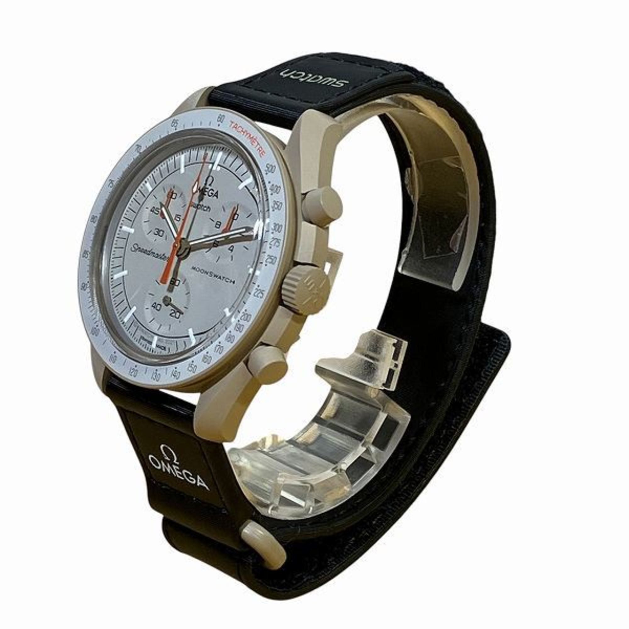 Omega Omega x Swatch Moonwatch Mission to Jupiter SO33C100 Quartz Watch Men's Size ONE SIZE - 2 Thumbnail