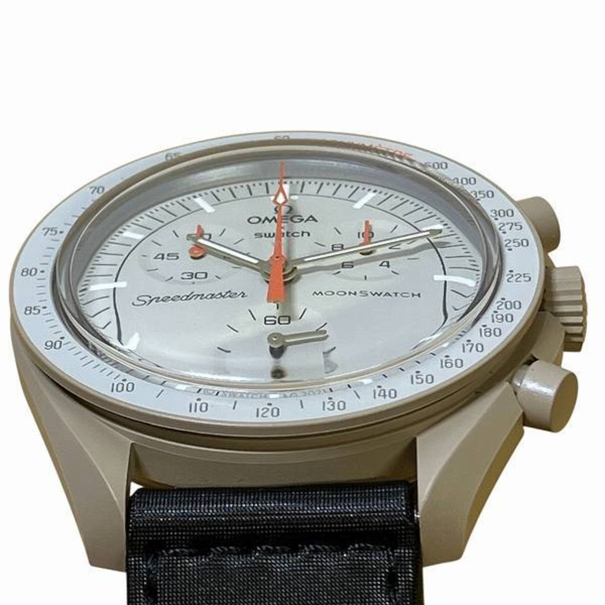 Omega Omega x Swatch Moonwatch Mission to Jupiter SO33C100 Quartz Watch Men's Size ONE SIZE - 4 Thumbnail