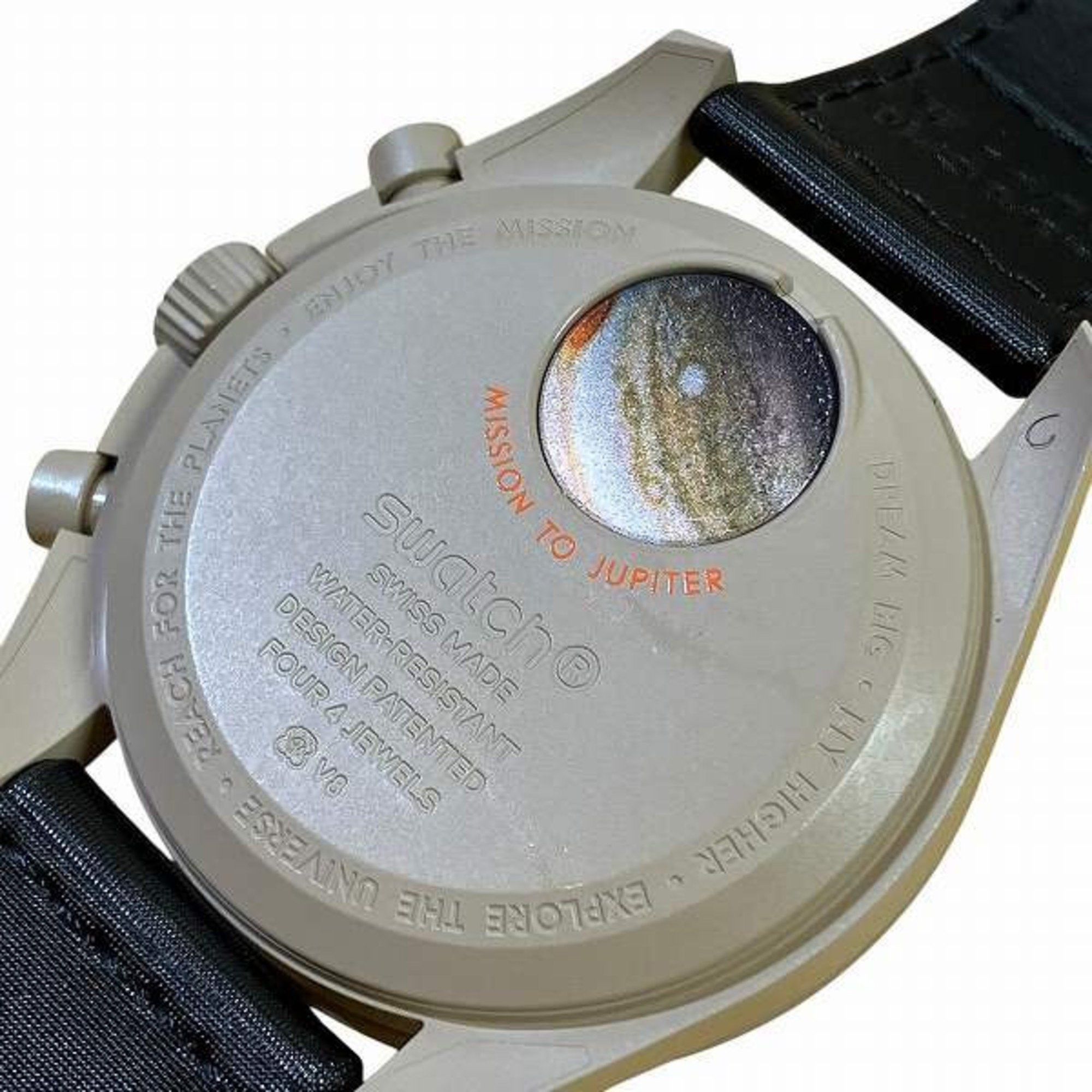 Omega Omega x Swatch Moonwatch Mission to Jupiter SO33C100 Quartz Watch Men's Size ONE SIZE - 5 Thumbnail