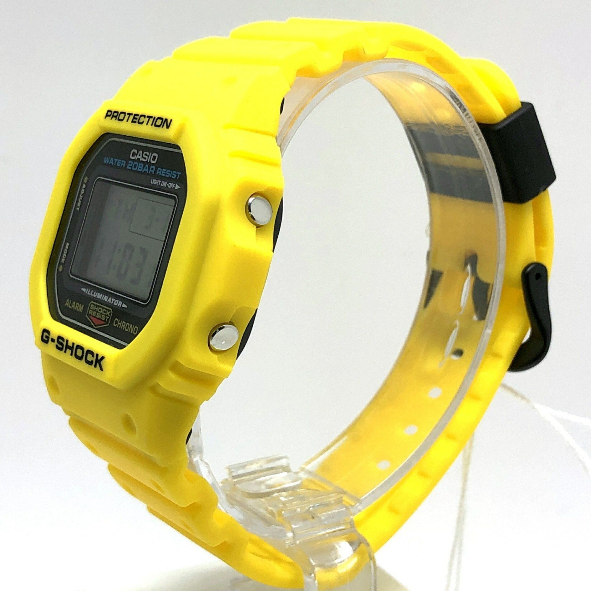 Casio G-SHOCK CASIO Watch DWE-5600R-9 Reprint Yellow Speed Initial Color Revival Replacement Belt and Bezel Set DW-5600C-9B Reproduction Model Released in October 2021 Mikunigaoka Store ITJ981YE6WUU Size ONE SIZE - 3 Thumbnail