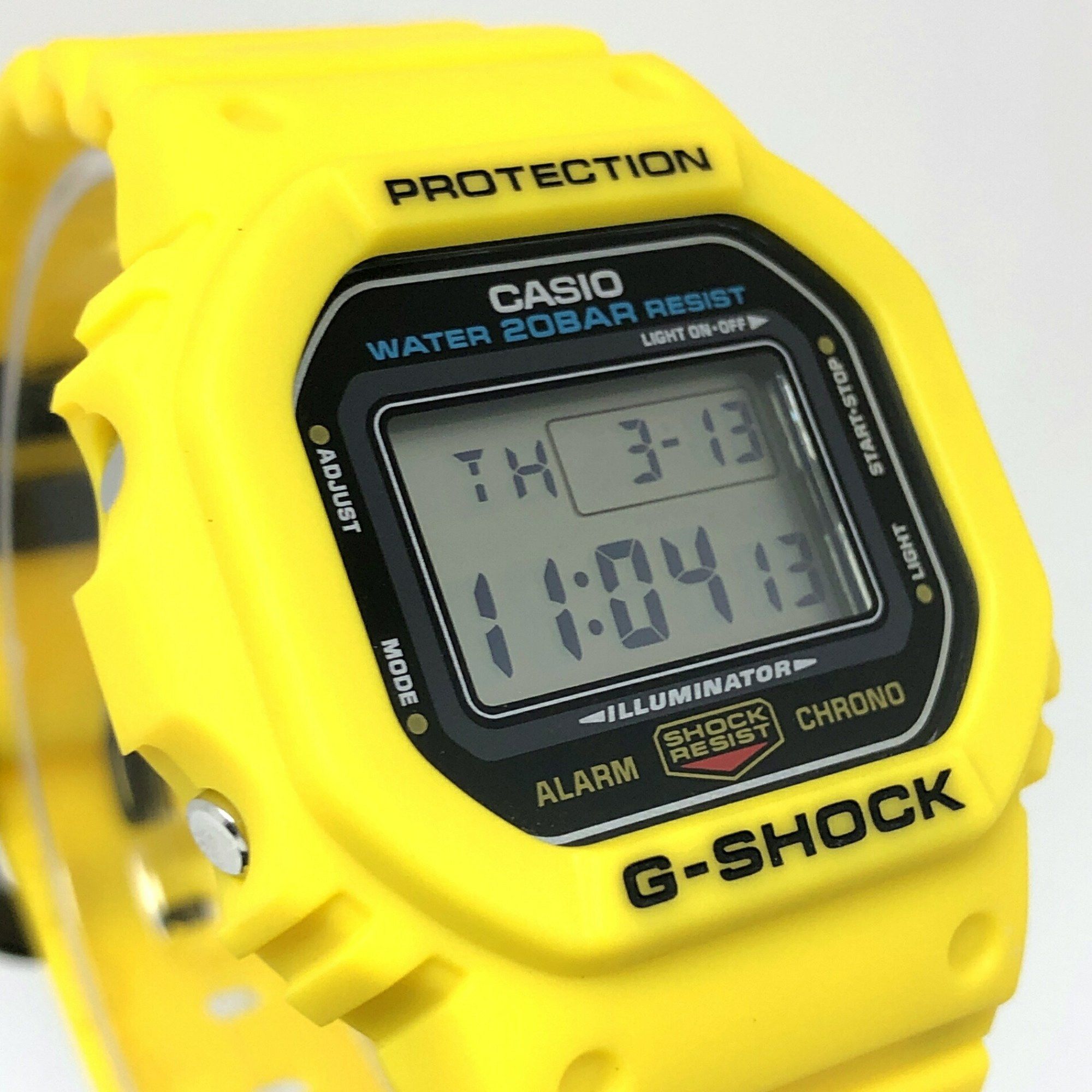 Casio G-SHOCK CASIO Watch DWE-5600R-9 Reprint Yellow Speed Initial Color Revival Replacement Belt and Bezel Set DW-5600C-9B Reproduction Model Released in October 2021 Mikunigaoka Store ITJ981YE6WUU Size ONE SIZE - 4 Thumbnail