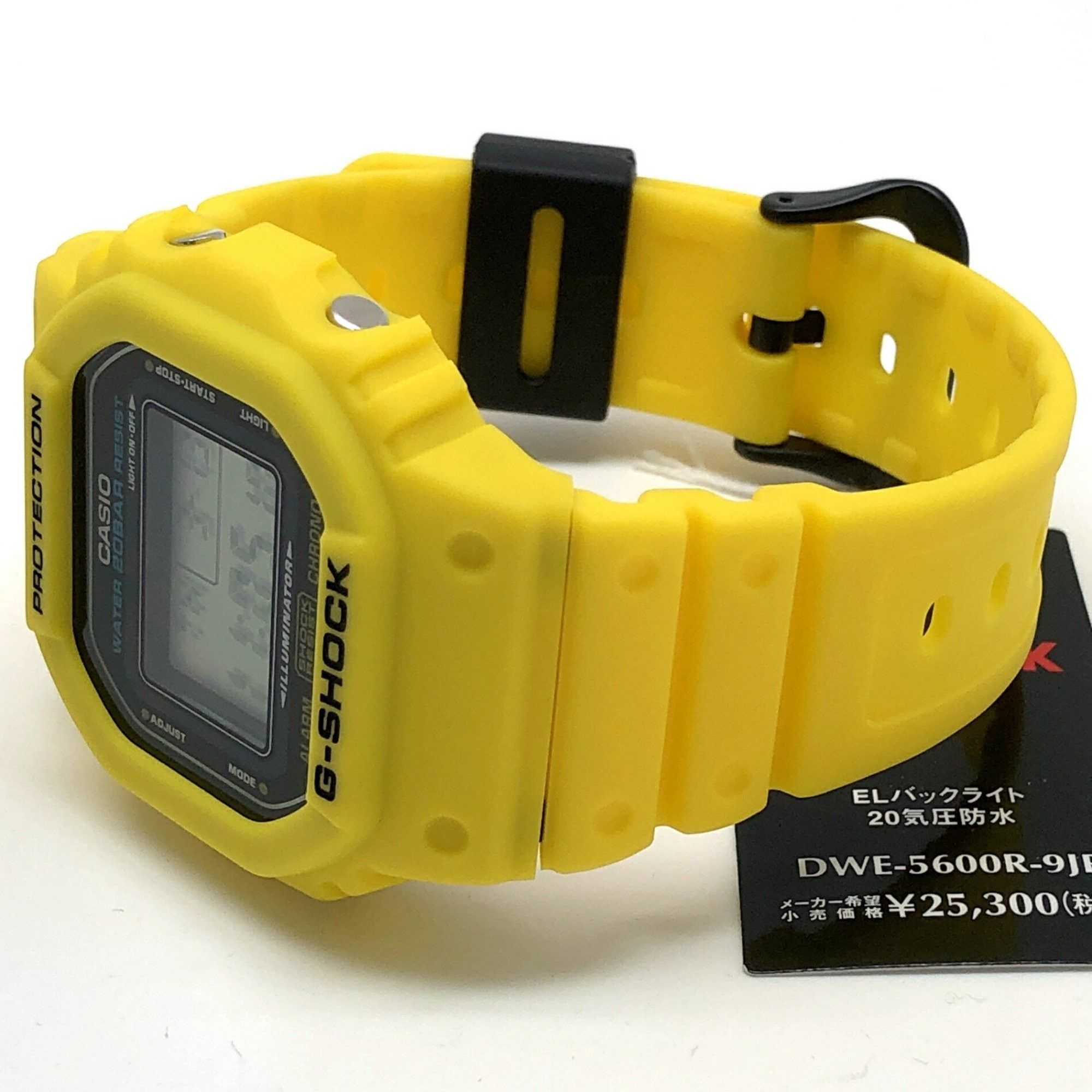 Casio G-SHOCK CASIO Watch DWE-5600R-9 Reprint Yellow Speed Initial Color Revival Replacement Belt and Bezel Set DW-5600C-9B Reproduction Model Released in October 2021 Mikunigaoka Store ITJ981YE6WUU Size ONE SIZE - 5 Thumbnail