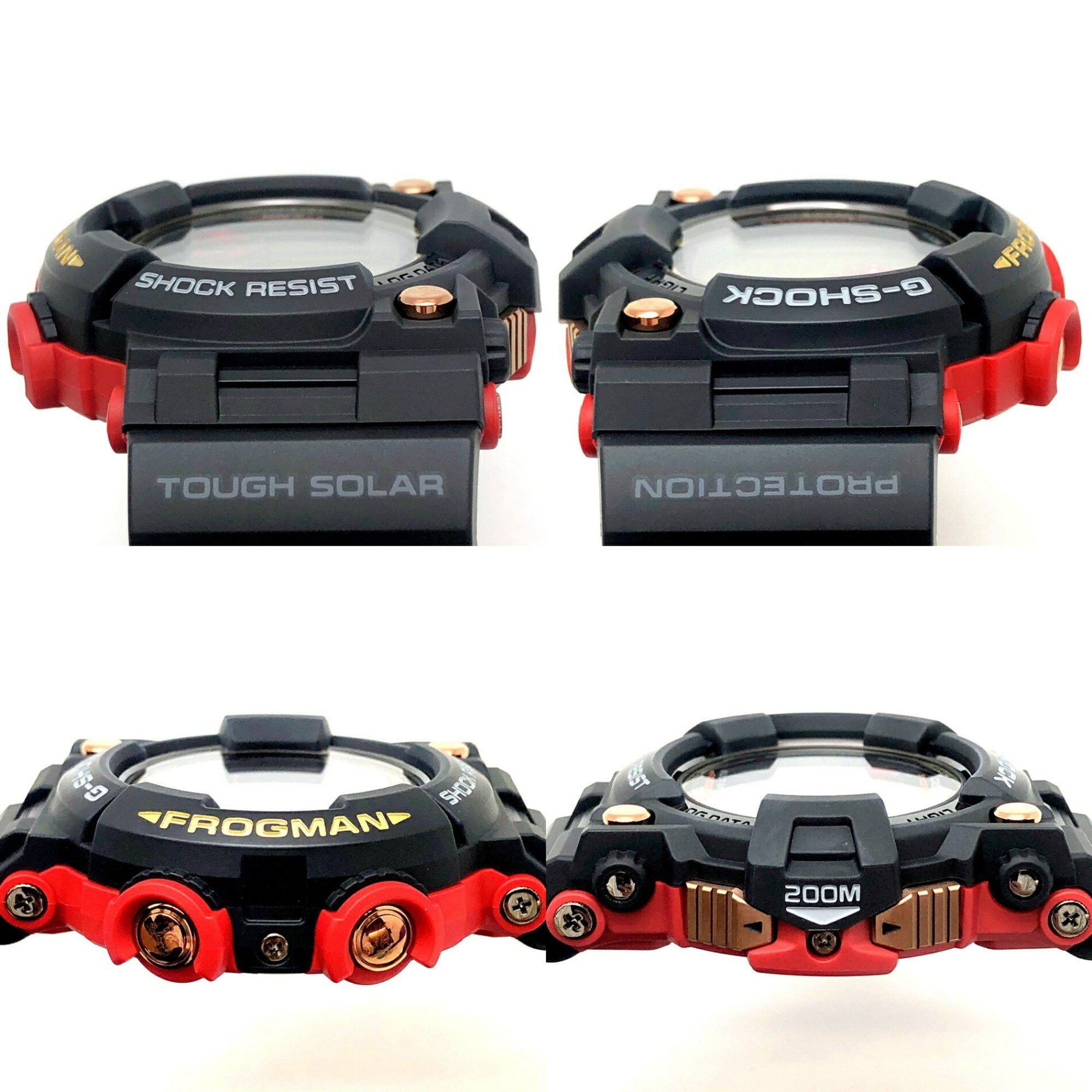 Casio G-SHOCK CASIO Watch GWF-1035F-1 FROGMAN 35th ANNIVERSARY MAGMA OCEAN Frogman Anniversary Limited Edition Magma Ocean Radio Solar Black x Red Rose Gold Released November 2018 Mikunigaoka Store ITM17YH4QIT4 Size ONE SIZE - 6 Thumbnail