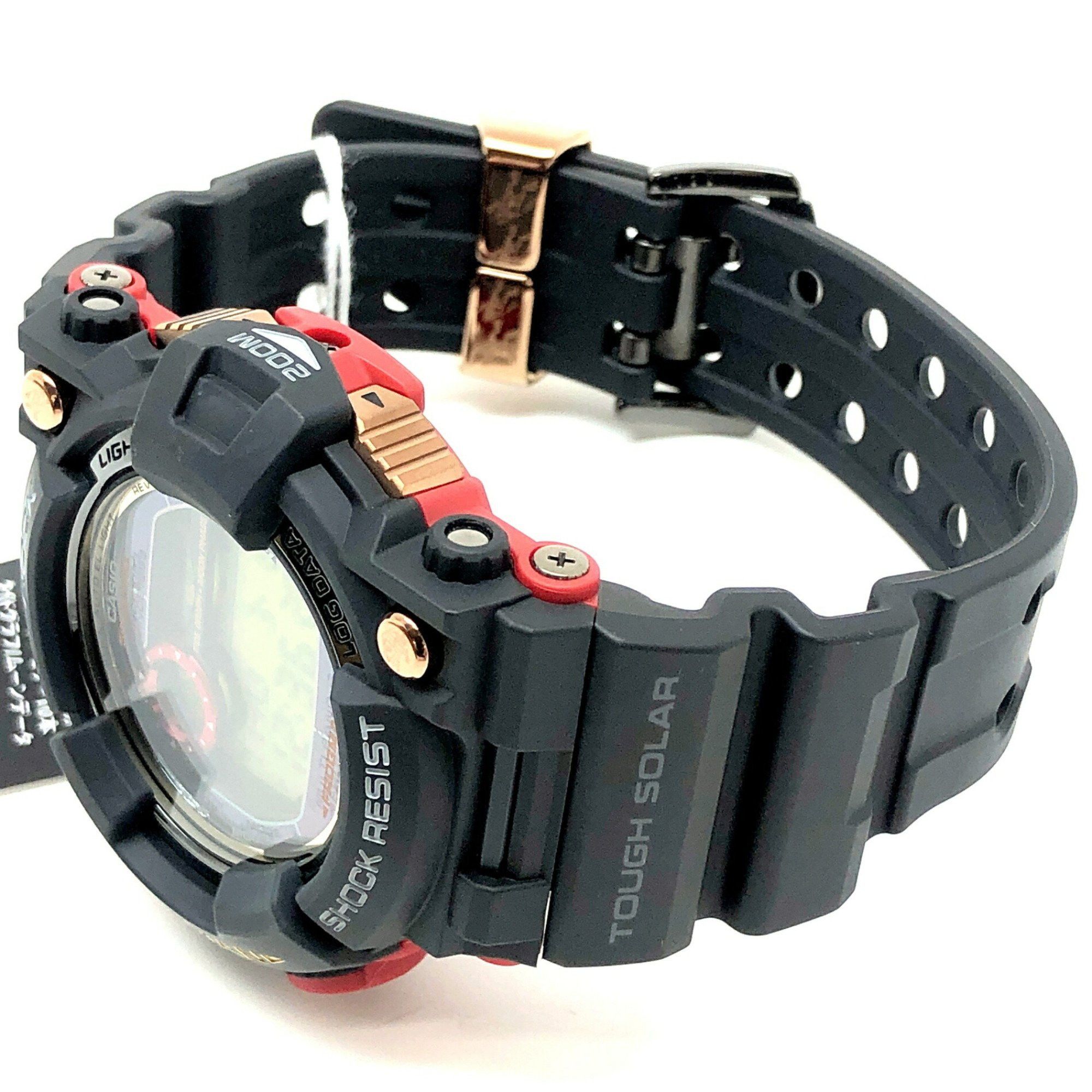 Casio G-SHOCK CASIO Watch GWF-1035F-1 FROGMAN 35th ANNIVERSARY MAGMA OCEAN Frogman Anniversary Limited Edition Magma Ocean Radio Solar Black x Red Rose Gold Released November 2018 Mikunigaoka Store ITM17YH4QIT4 Size ONE SIZE - 5 Thumbnail