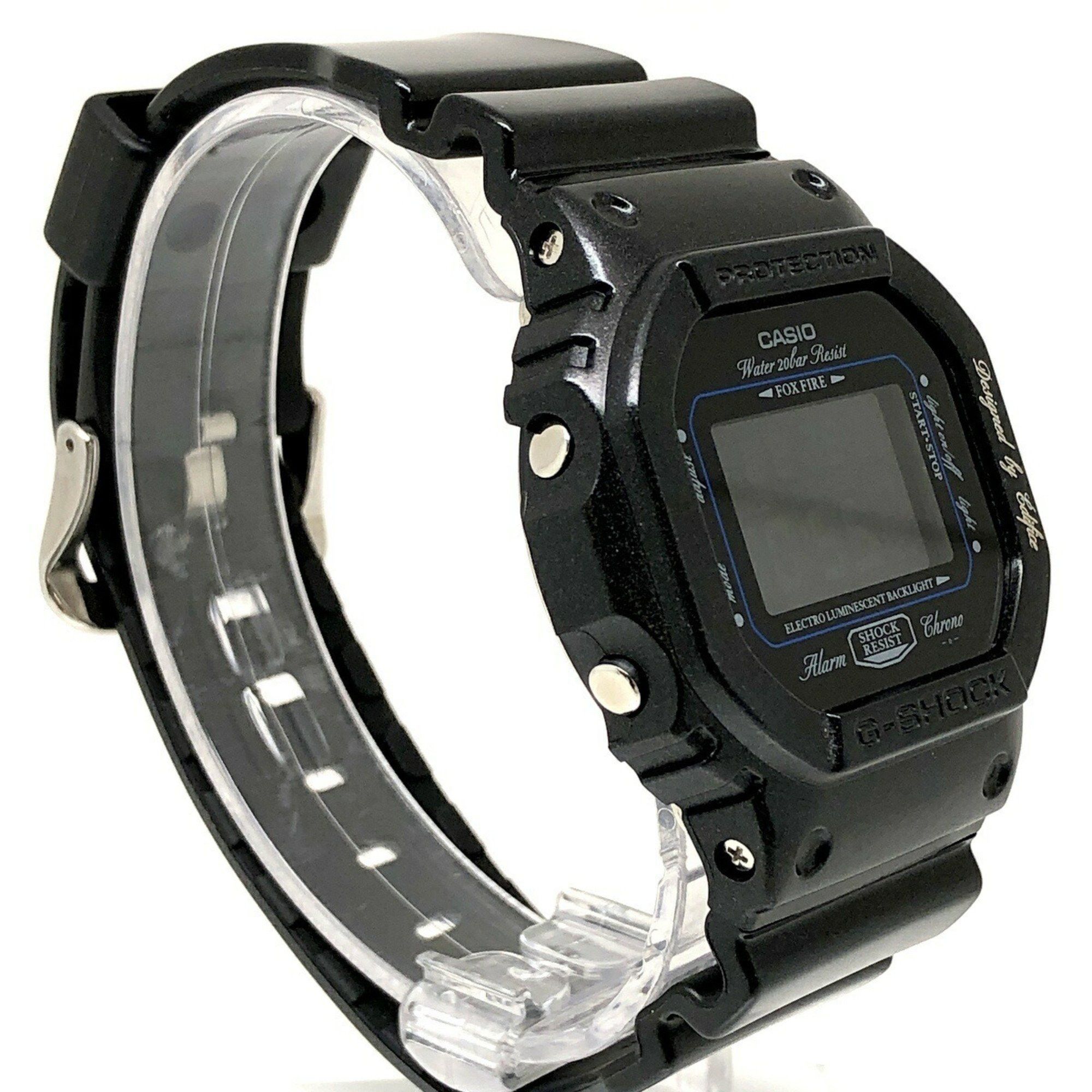 Casio G-SHOCK CASIO Watch DW-5600BC-1A TYO DESIGN PROJECT by EDIFICE T.D*P Tokyo Design Project Edifice 4th collaboration model Black Blue frame Released in September 2006 Mikunigaoka store IT03QI87ALTO Size ONE SIZE - 2 Thumbnail