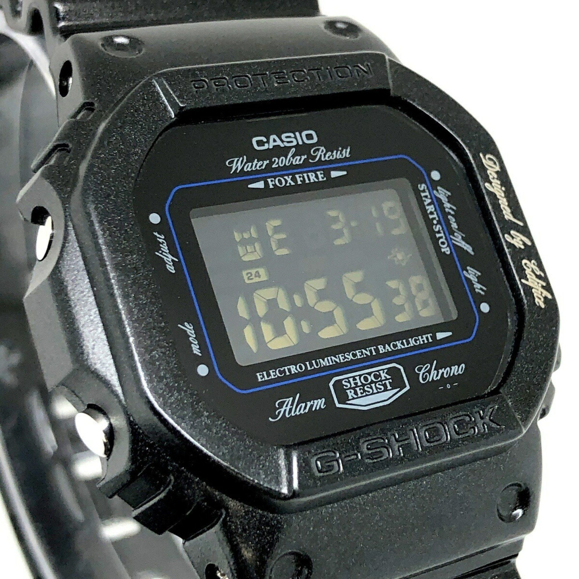 Casio G-SHOCK CASIO Watch DW-5600BC-1A TYO DESIGN PROJECT by EDIFICE T.D*P Tokyo Design Project Edifice 4th collaboration model Black Blue frame Released in September 2006 Mikunigaoka store IT03QI87ALTO Size ONE SIZE - 4 Thumbnail