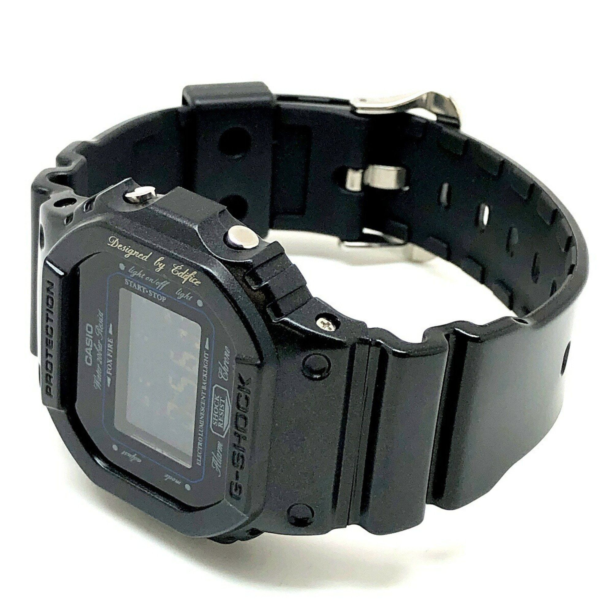 Casio G-SHOCK CASIO Watch DW-5600BC-1A TYO DESIGN PROJECT by EDIFICE T.D*P Tokyo Design Project Edifice 4th collaboration model Black Blue frame Released in September 2006 Mikunigaoka store IT03QI87ALTO Size ONE SIZE - 5 Thumbnail
