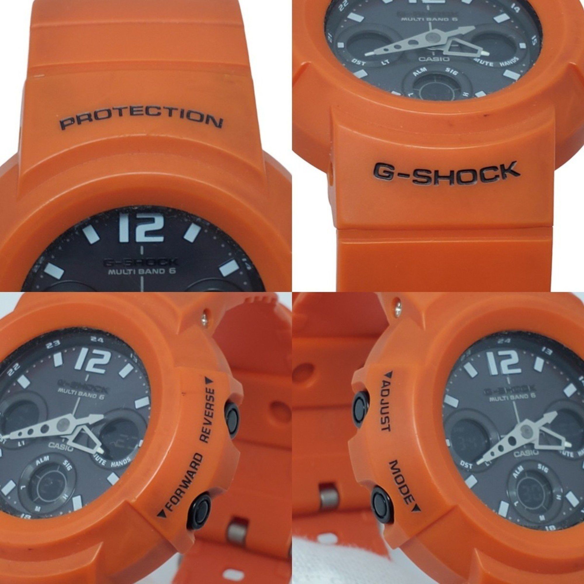 Casio G-SHOCK CASIO Watch AWG-M510MR Analog-digital Digital-analog Orange Tough Solar Radio Kaizuka Store ITAXR39F2HVW Size ONE SIZE - 6 Thumbnail