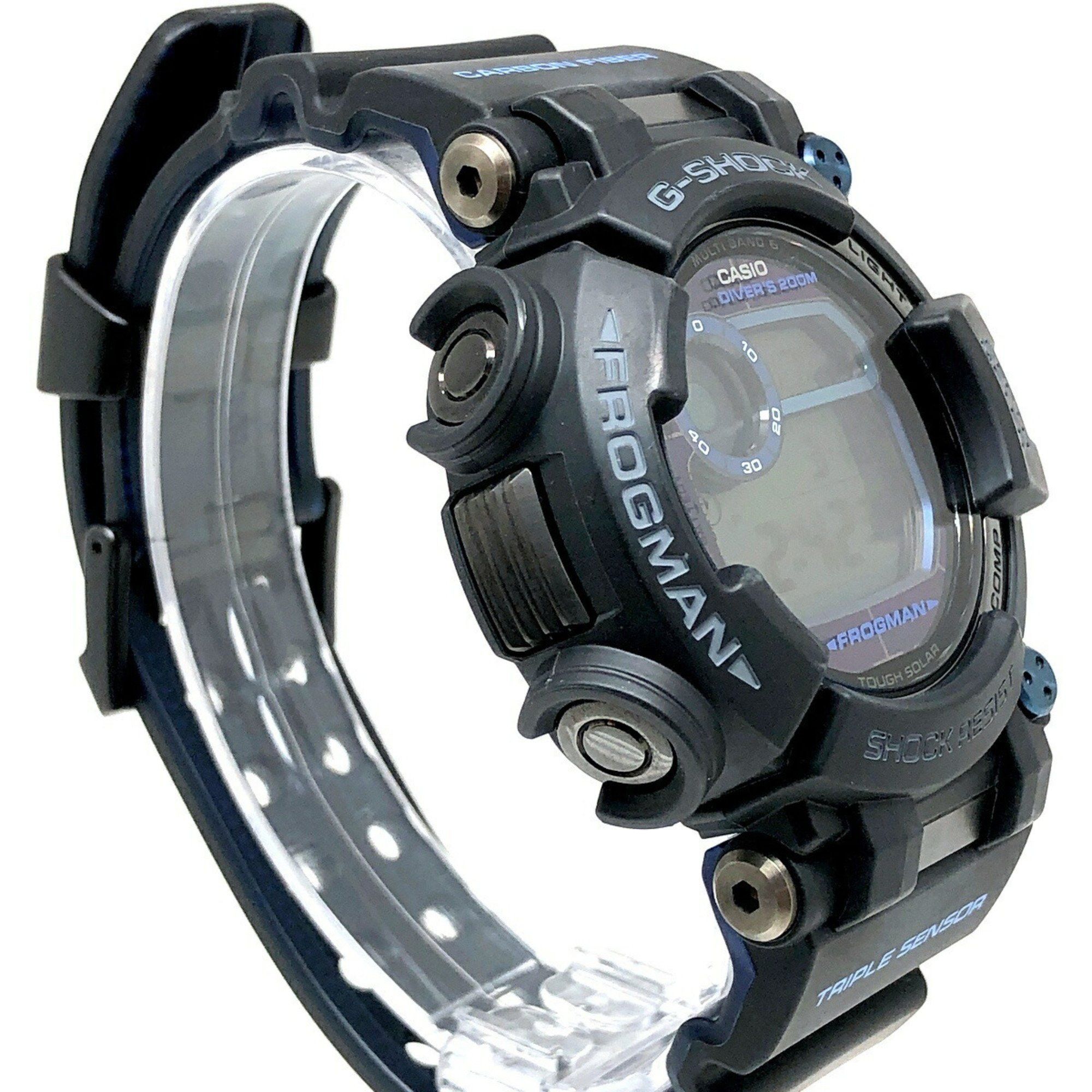Casio G-SHOCK CASIO Watch GWF-D1000B-1 FROGMAN 6th Generation Frogman Radio Solar Triple Sensor High Brightness LED Backlight Internal Anti-Reflection Coating Sapphire Glass Long Band Released June 2016 Mikunigaoka Store ITD9KYVRRQSD Size ONE SIZE - 2 Thumbnail