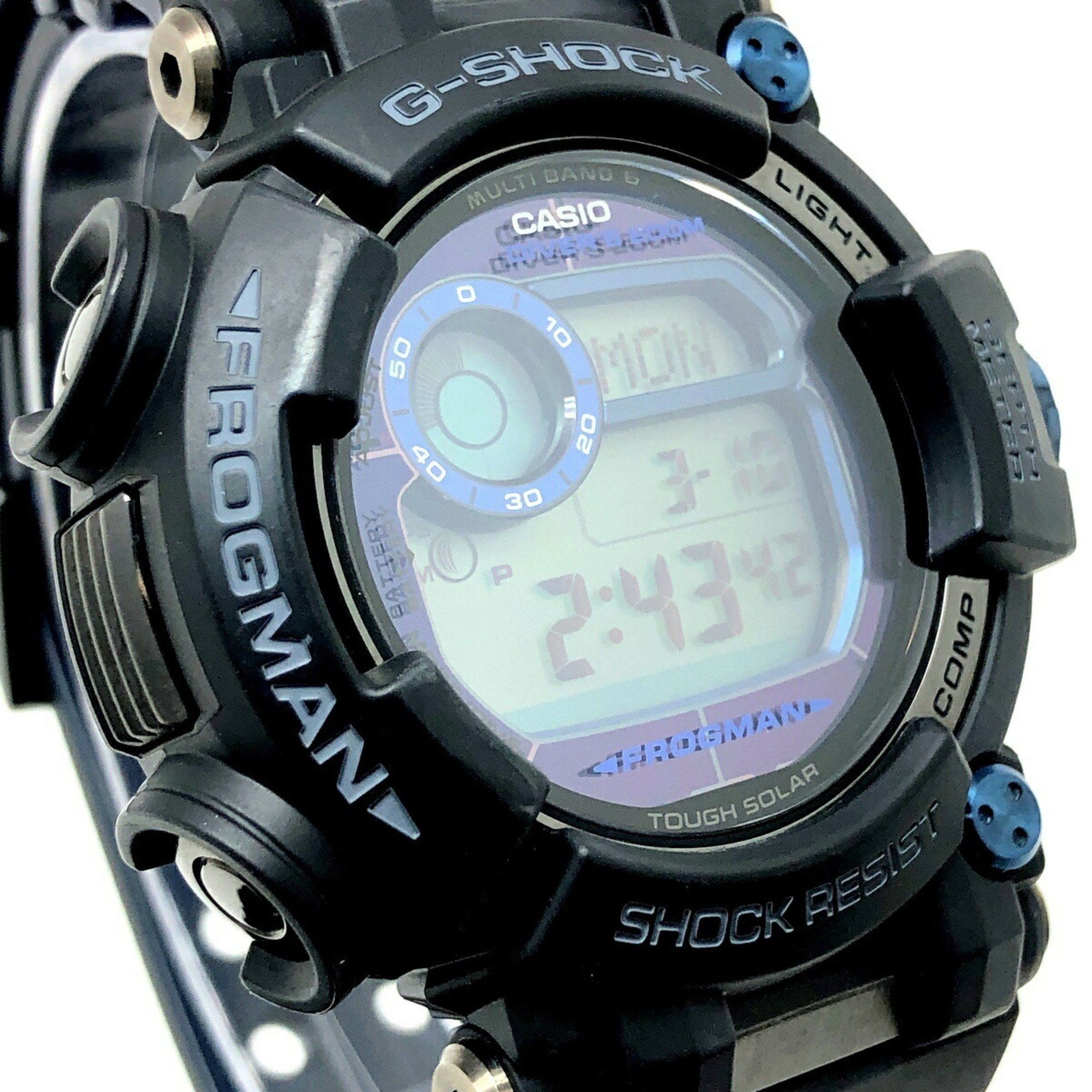 Casio G-SHOCK CASIO Watch GWF-D1000B-1 FROGMAN 6th Generation Frogman Radio Solar Triple Sensor High Brightness LED Backlight Internal Anti-Reflection Coating Sapphire Glass Long Band Released June 2016 Mikunigaoka Store ITD9KYVRRQSD Size ONE SIZE - 4 Thumbnail