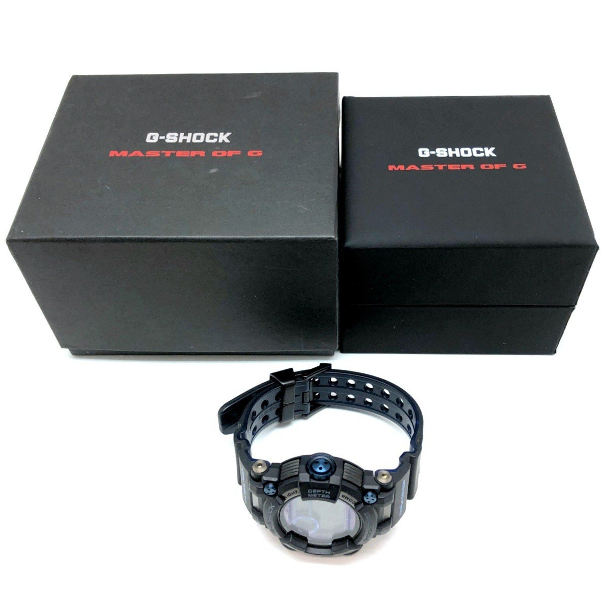 Casio G-SHOCK CASIO Watch GWF-D1000B-1 FROGMAN 6th Generation Frogman Radio Solar Triple Sensor High Brightness LED Backlight Internal Anti-Reflection Coating Sapphire Glass Long Band Released June 2016 Mikunigaoka Store ITD9KYVRRQSD Size ONE SIZE - 10 Thumbnail