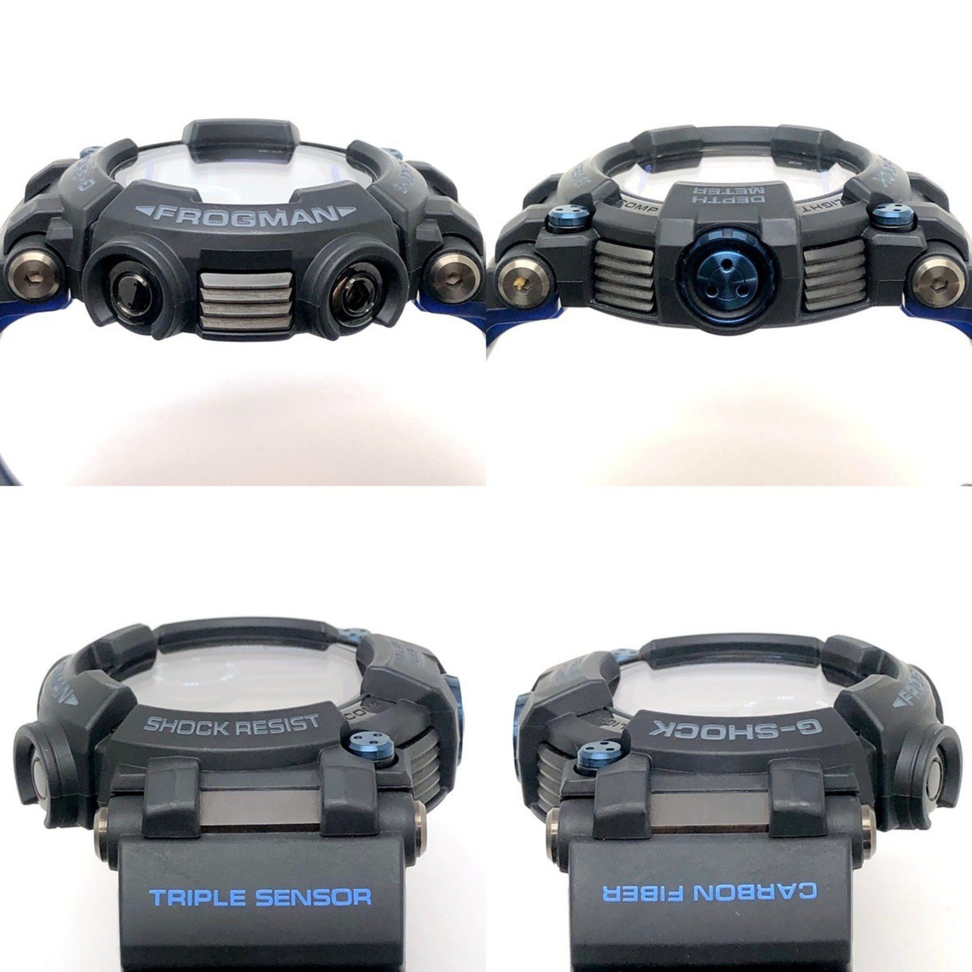 Casio G-SHOCK CASIO Watch GWF-D1000B-1 FROGMAN 6th Generation Frogman Radio Solar Triple Sensor High Brightness LED Backlight Internal Anti-Reflection Coating Sapphire Glass Long Band Released June 2016 Mikunigaoka Store ITD9KYVRRQSD Size ONE SIZE - 5 Thumbnail