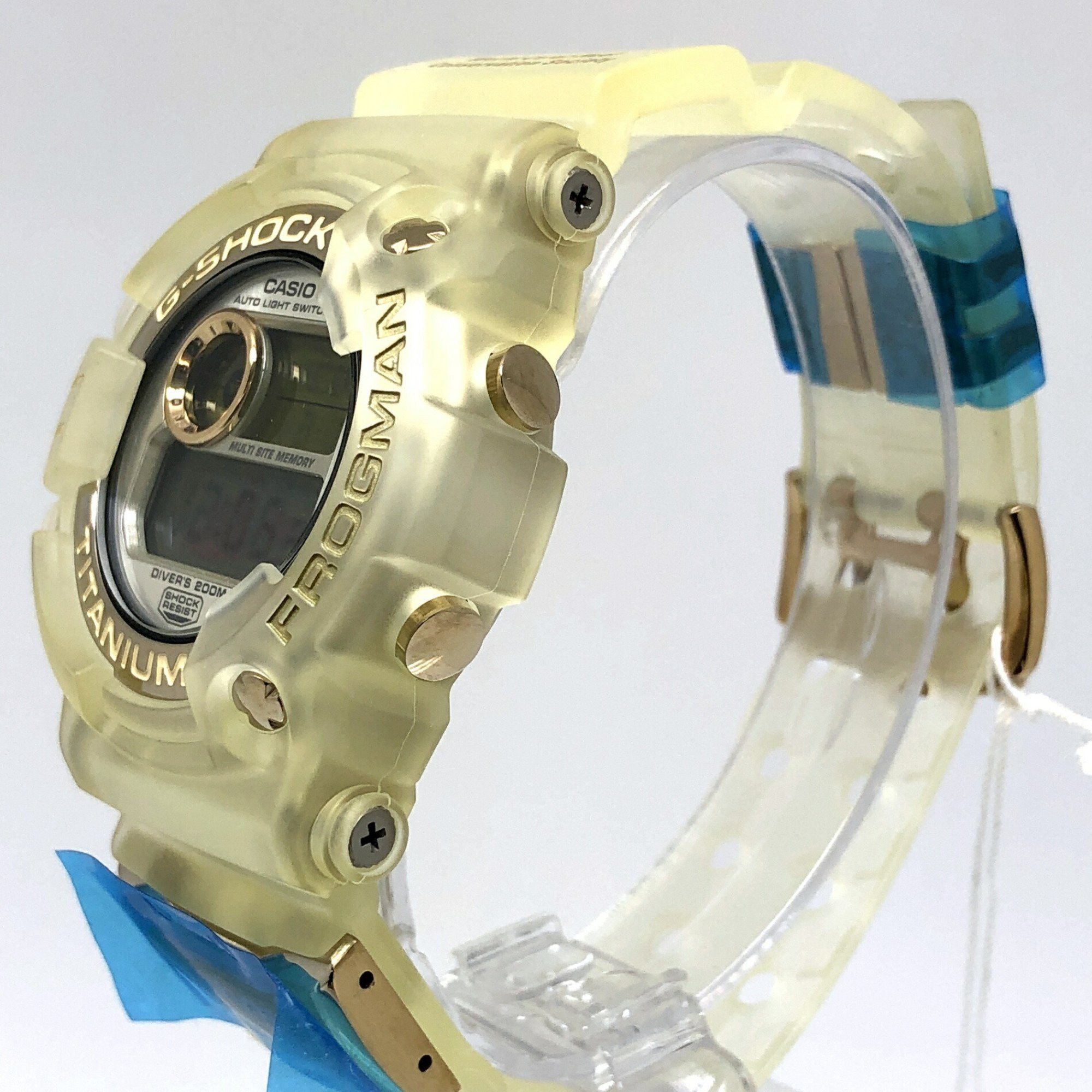 Casio G-SHOCK CASIO Watch DW-9900WC-9T FROGMAN WCCS White Skeleton Titanium Case Double Manta EL Gold World Coral Reef Conservation Society Released June 1999 Mikunigaoka Store ITFM8QWQLLO8 Size ONE SIZE - 3 Thumbnail