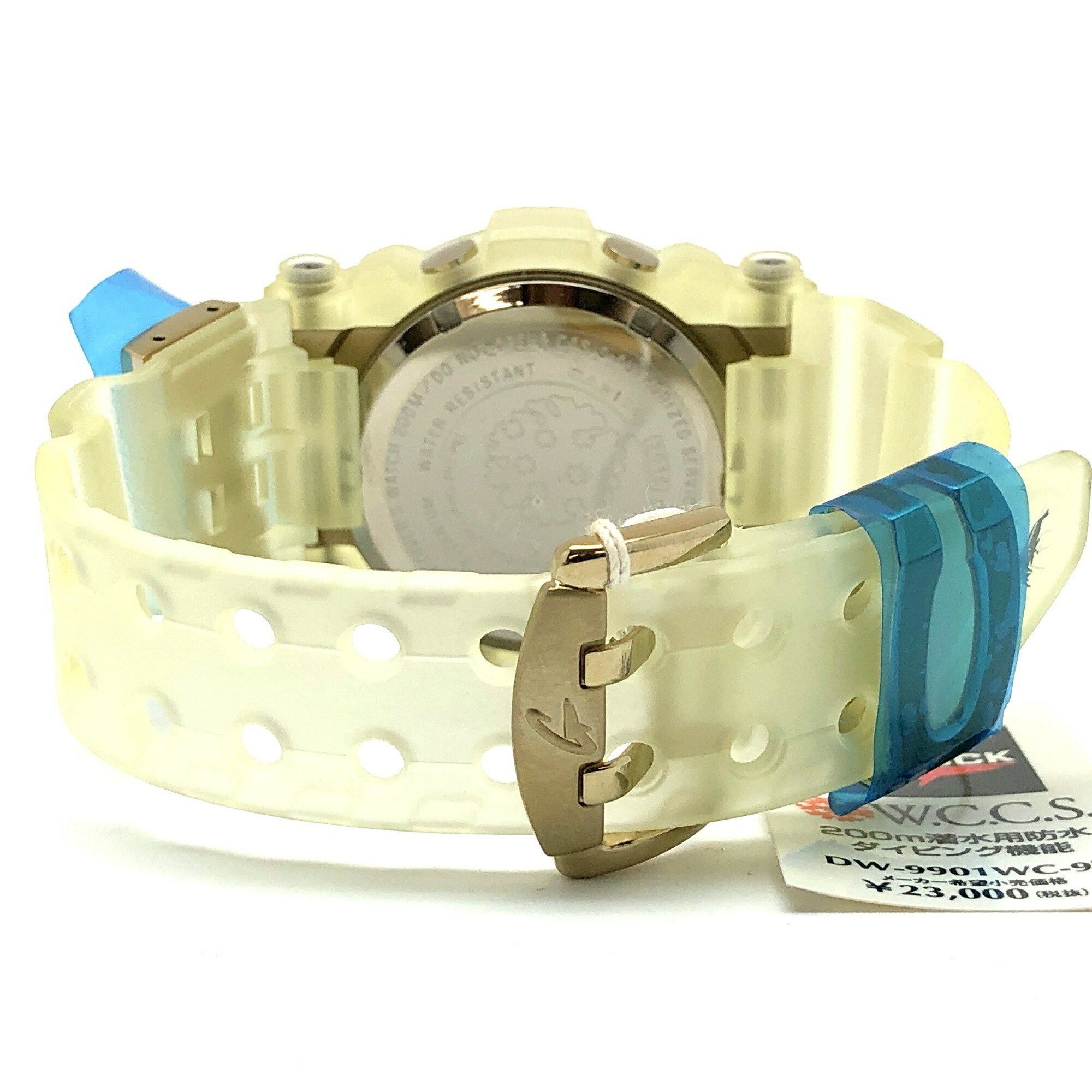 Casio G-SHOCK CASIO Watch DW-9900WC-9T FROGMAN WCCS White Skeleton Titanium Case Double Manta EL Gold World Coral Reef Conservation Society Released June 1999 Mikunigaoka Store ITFM8QWQLLO8 Size ONE SIZE - 6 Thumbnail