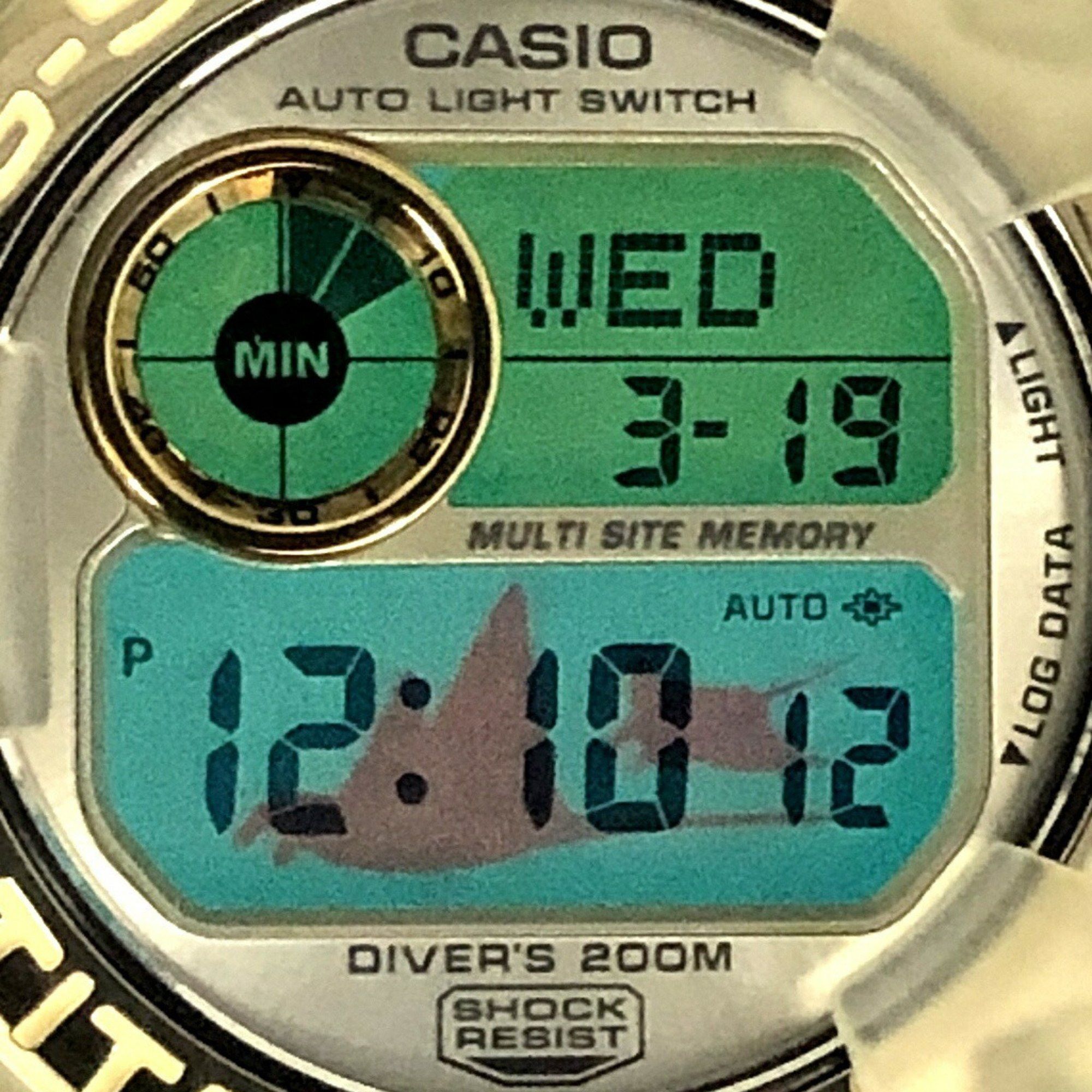 Casio G-SHOCK CASIO Watch DW-9900WC-9T FROGMAN WCCS White Skeleton Titanium Case Double Manta EL Gold World Coral Reef Conservation Society Released June 1999 Mikunigaoka Store ITFM8QWQLLO8 Size ONE SIZE - 9 Thumbnail
