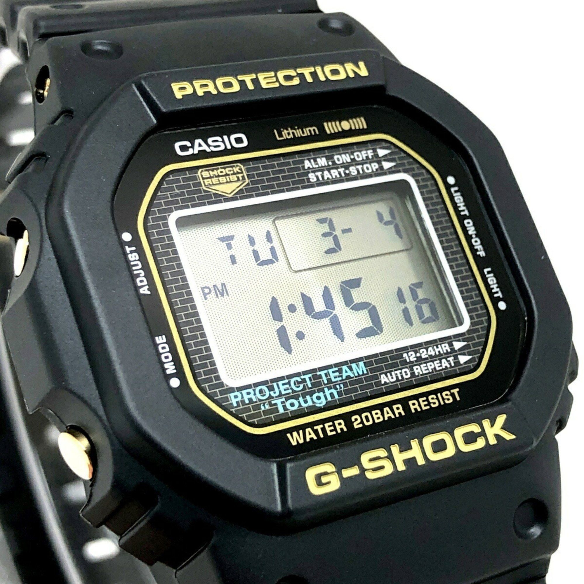 Casio G-SHOCK CASIO Watch DW-5035D-1B 30th ANNIVERSARY 35th Anniversary Limited Edition Screwback Black x Gold 5000SERIES Released in April 2018 Mikunigaoka Store IT6MQK5YV03K Size ONE SIZE - 4 Thumbnail
