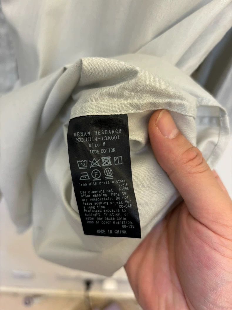 Urban Outfitters Urban Research A-Line Shirt in Sage Green Size US M / EU 48-50 / 2 - 7 Thumbnail