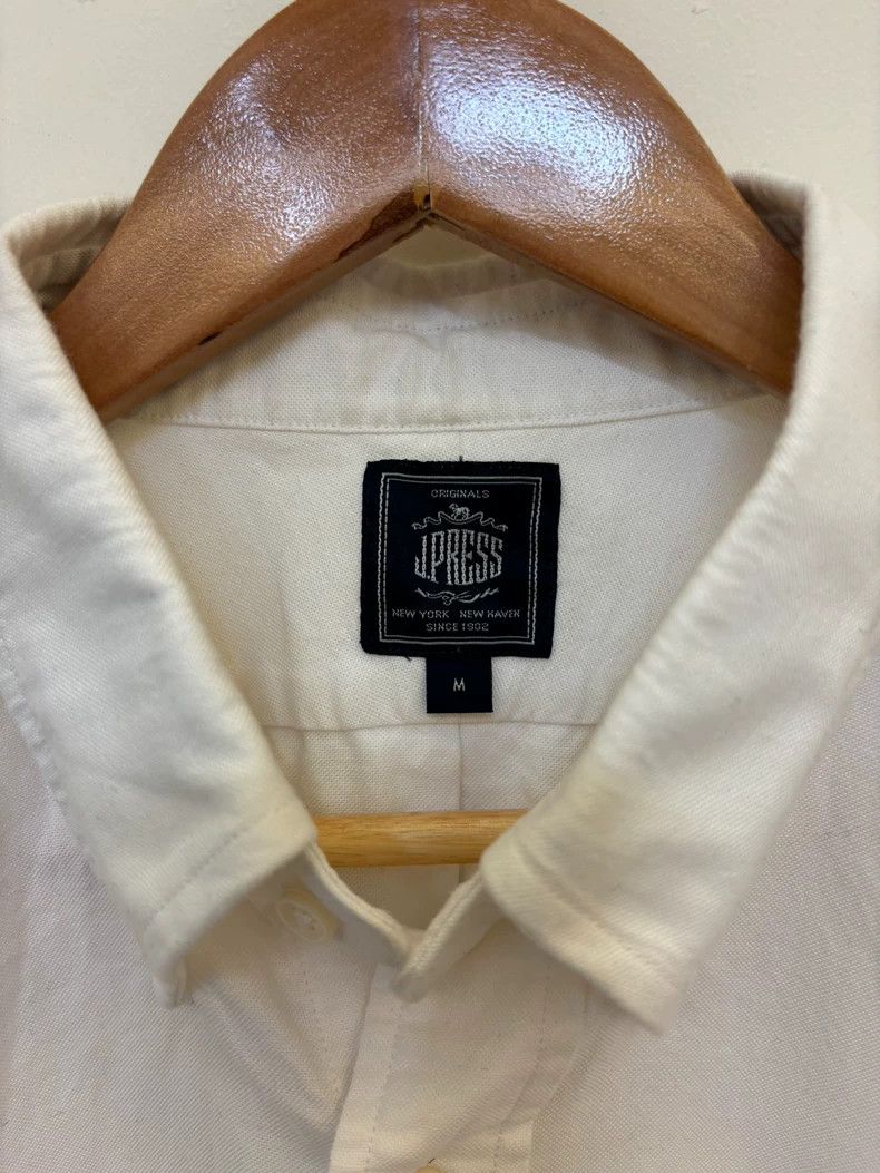 J. Press White Oversized Oxford Shirt Size US M / EU 48-50 / 2 - 2 Thumbnail