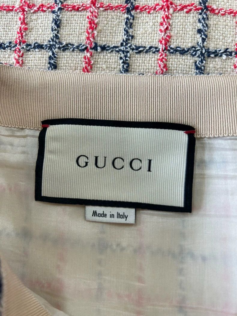 Gucci Gucci Red Blue Check Wool Skirt-dmc Size 38" / US 16 / IT 52 - 5 Thumbnail