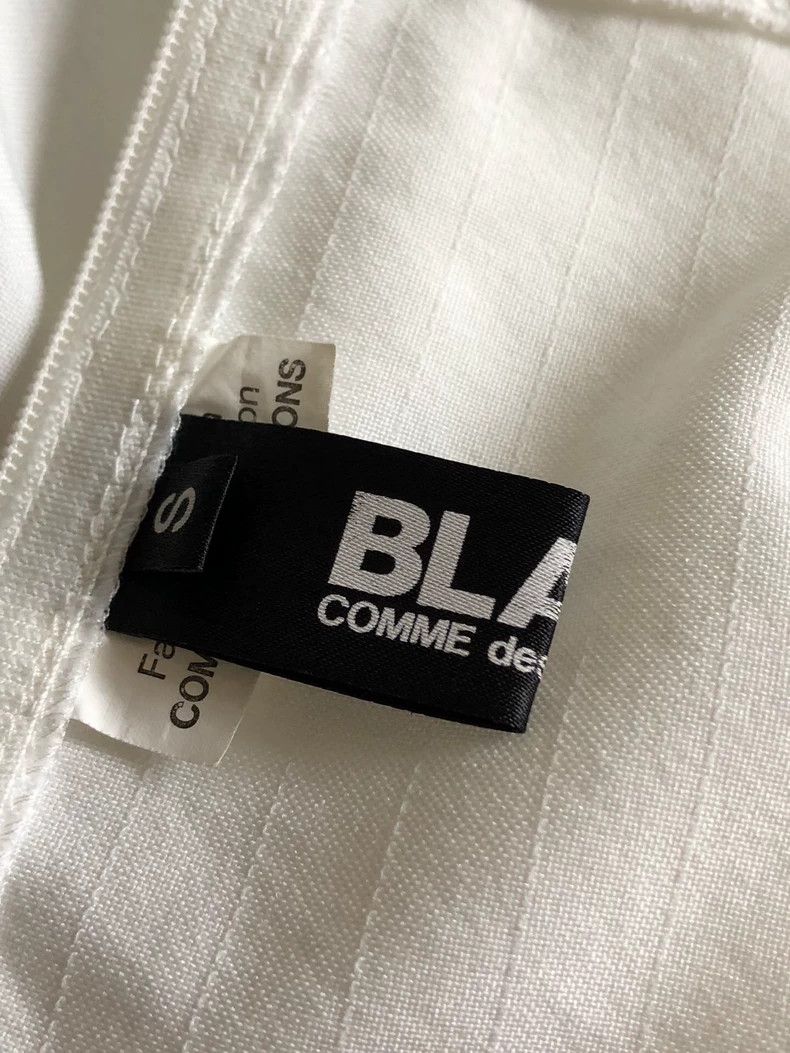 Comme des Garcons White Suspender Dress by COMME des GARCONS-dmc Size S / US 4 / IT 40 - 6 Thumbnail