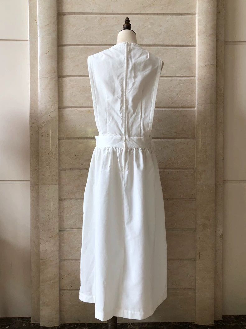 Comme des Garcons White Suspender Dress by COMME des GARCONS-dmc Size S / US 4 / IT 40 - 3 Thumbnail
