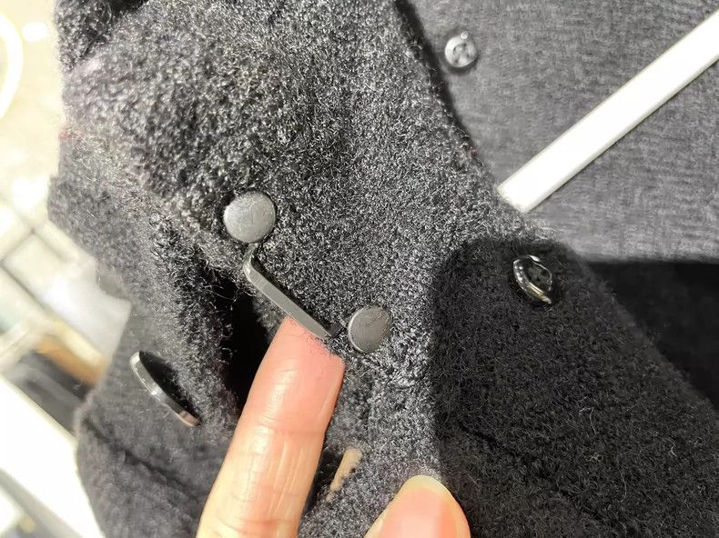 Y's Black Duffle Coat with Horn Buckles-dmc Size US M / EU 48-50 / 2 - 9 Thumbnail