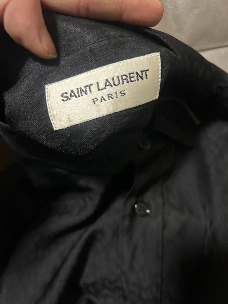 Yves Saint Laurent Saint Laurent Silk Patterned Leopard Shirt-dmc Size US M / EU 48-50 / 2 - 3 Thumbnail