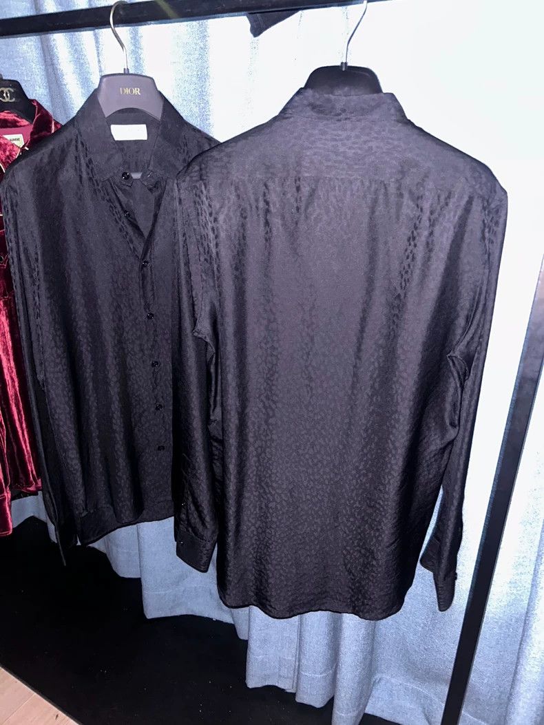 Yves Saint Laurent Saint Laurent Silk Patterned Leopard Shirt-dmc Size US M / EU 48-50 / 2 - 2 Thumbnail