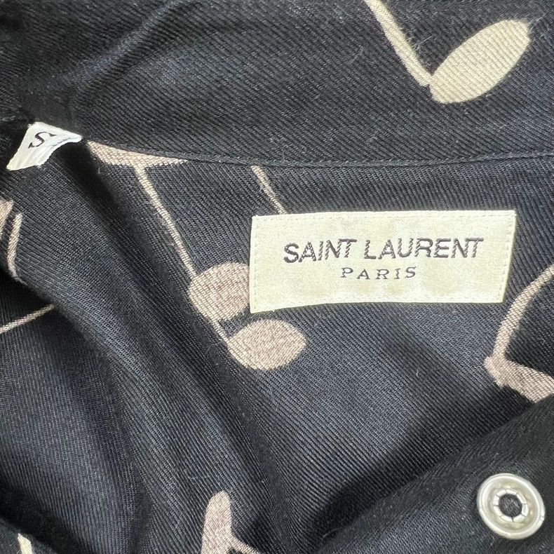 Yves Saint Laurent Rare Saint Laurent Music Note Shirt-dmc Size US S / EU 44-46 / 1 - 3 Thumbnail