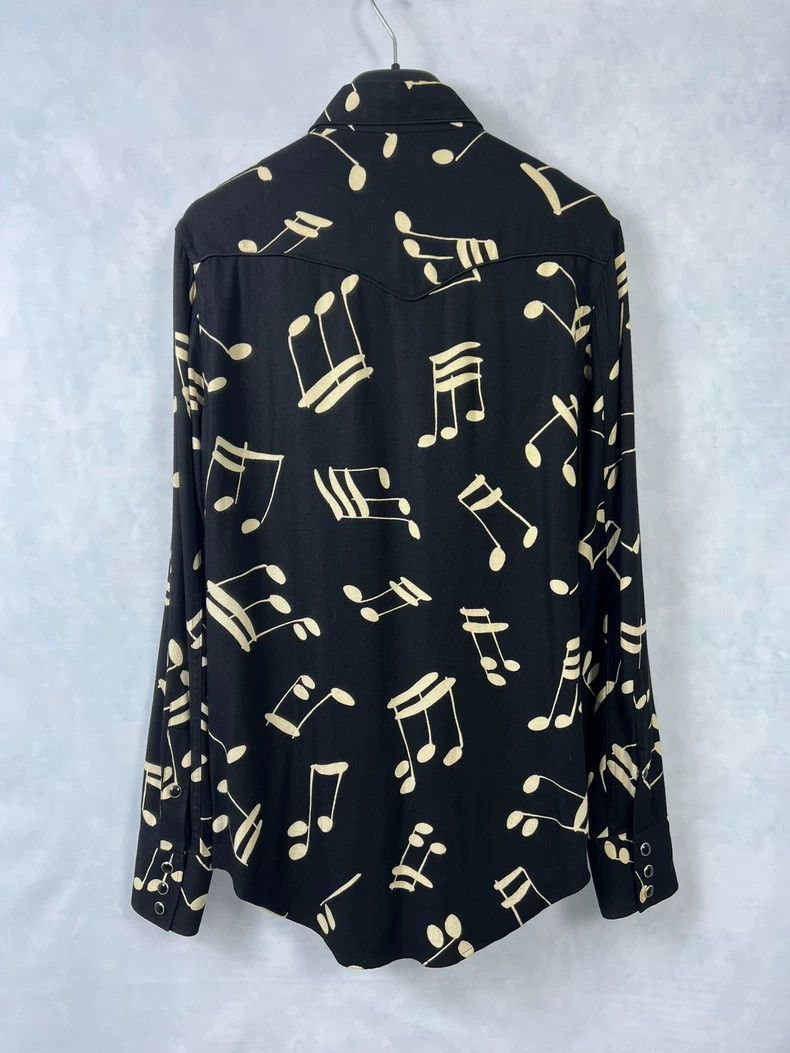 Yves Saint Laurent Rare Saint Laurent Music Note Shirt-dmc Size US S / EU 44-46 / 1 - 2 Thumbnail