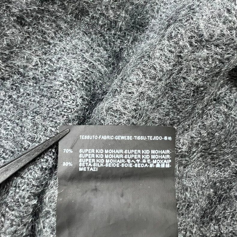 Saint Laurent Paris Saint Laurent Ghost Grey Wool Sweater-dmc Size US XS / EU 42 / 0 - 5 Thumbnail