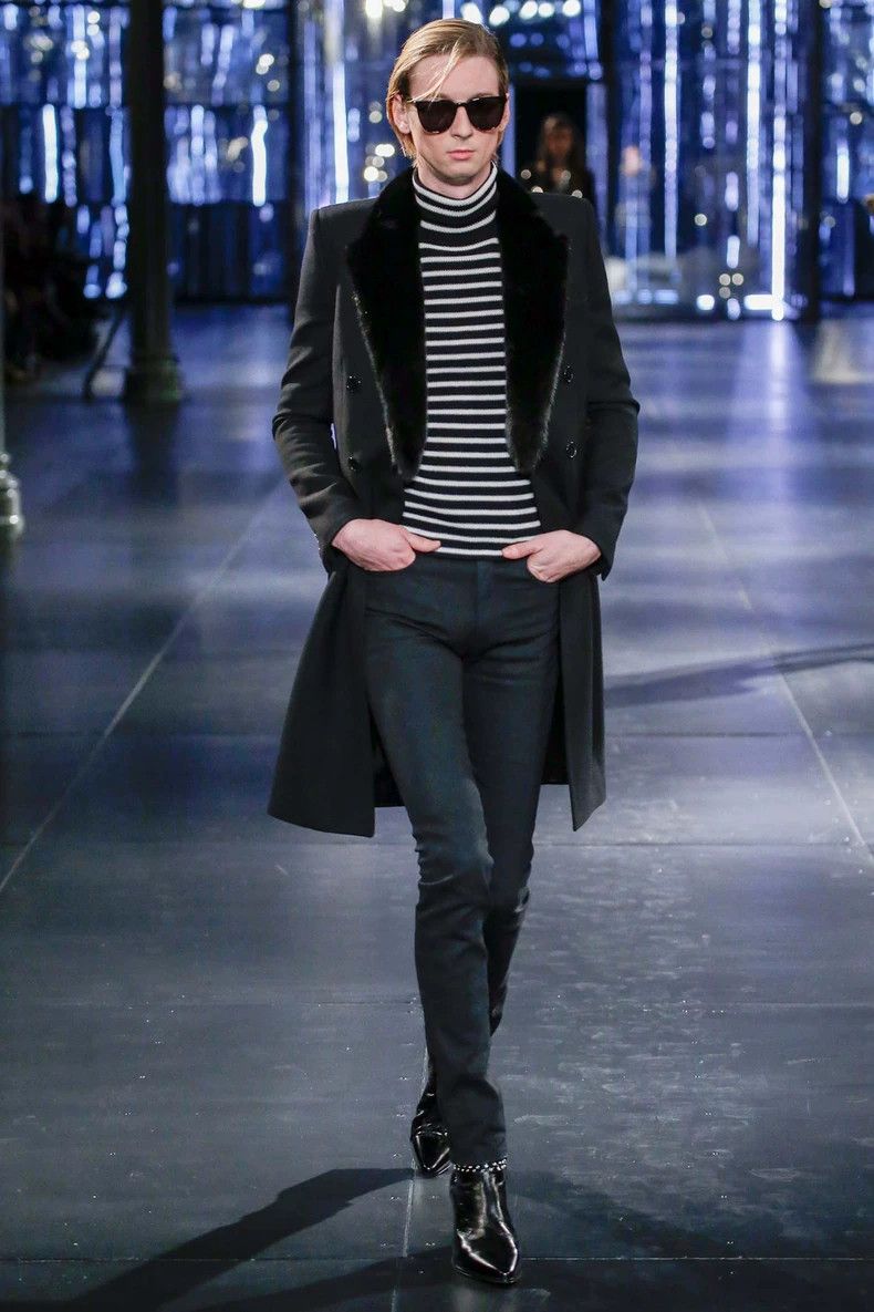 Yves Saint Laurent Black and White Striped Turtleneck Sweater-dmc Size US XS / EU 42 / 0 - 5 Thumbnail