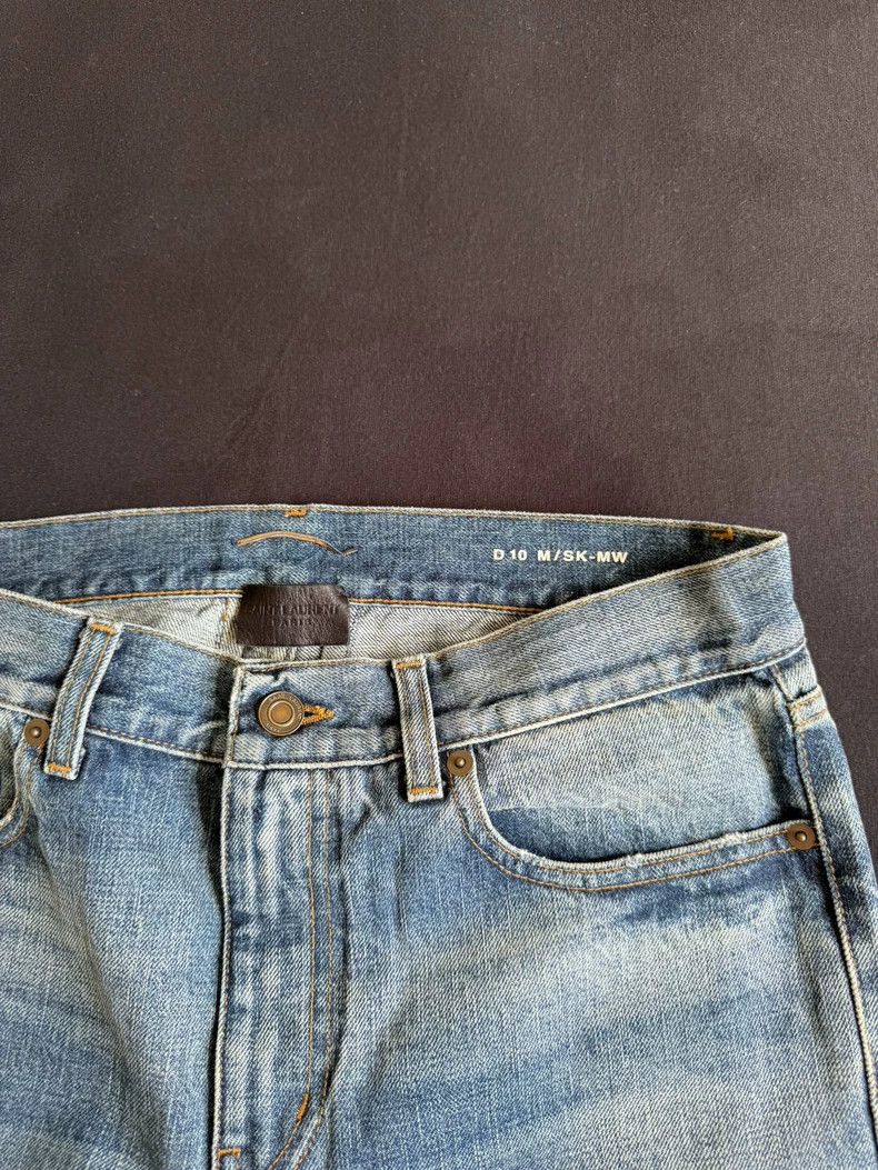 Yves Saint Laurent Slim Fit Denim Pants by Saint Laurent-dmc Size US 31 - 4 Thumbnail