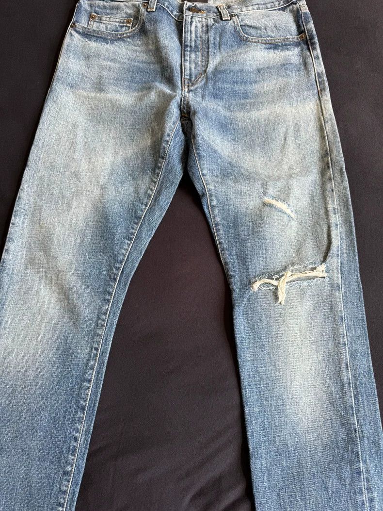 Yves Saint Laurent Slim Fit Denim Pants by Saint Laurent-dmc Size US 31 - 3 Thumbnail