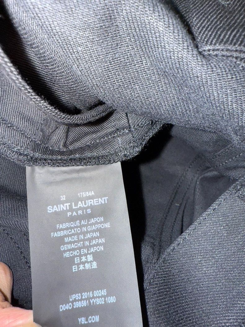 Saint Laurent Paris Saint Laurent Black Ripped Denim Pants-dmc Size US 32 / EU 48 - 5 Thumbnail