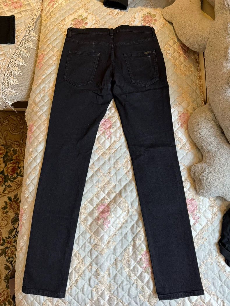 Yves Saint Laurent Black Saint Laurent Basic Jeans-dmc Size US 31 - 2 Thumbnail