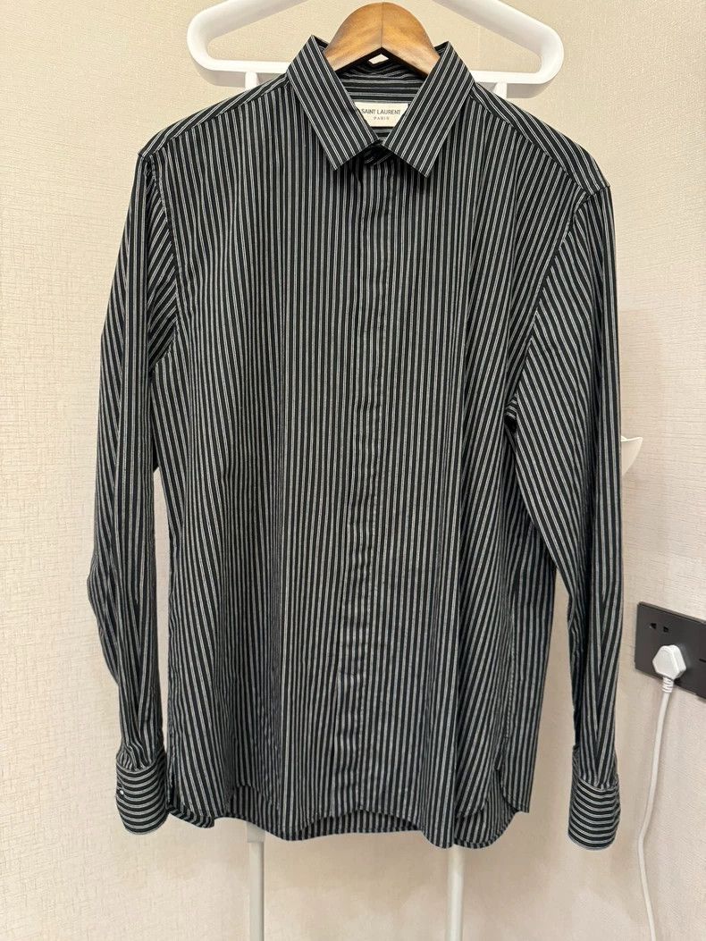 Saint Laurent Paris Saint Laurent Striped Men's Shirt for Sale-dmc Size US L / EU 52-54 / 3 - 3 Thumbnail
