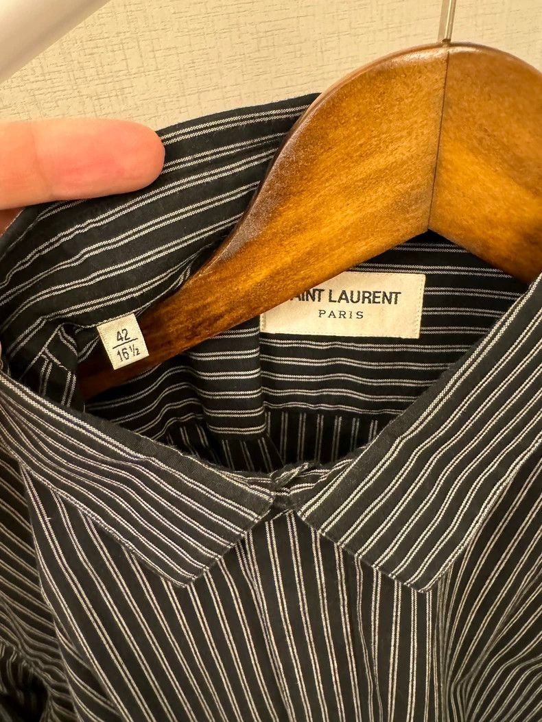 Saint Laurent Paris Saint Laurent Striped Men's Shirt for Sale-dmc Size US L / EU 52-54 / 3 - 6 Thumbnail